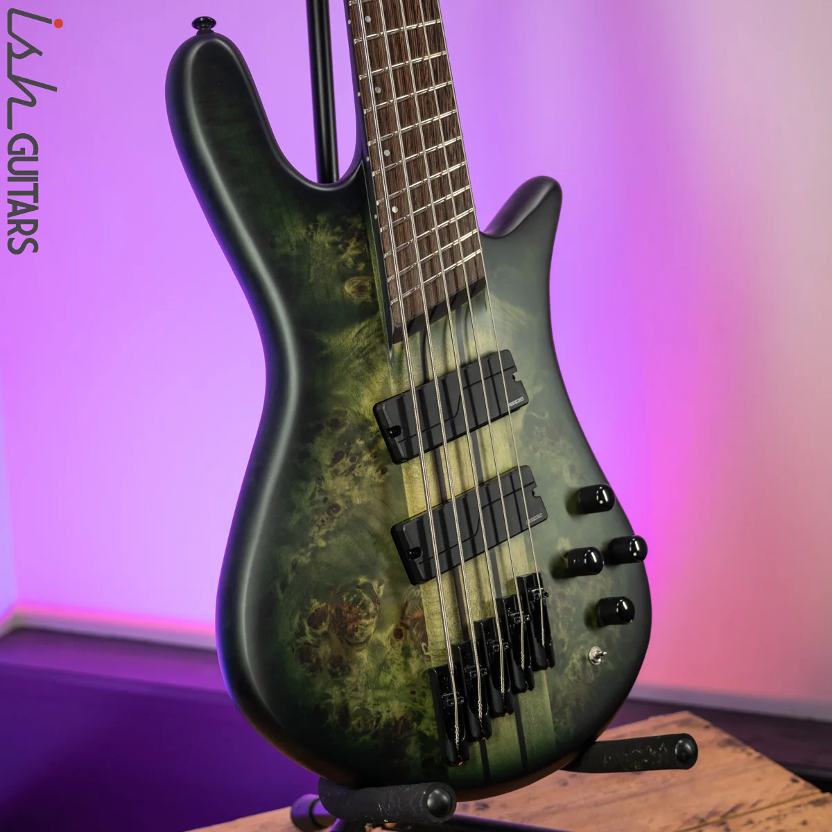 2021 Spector NS Dimension 5 Multi-Scale Haunted Moss Matte - Image 5