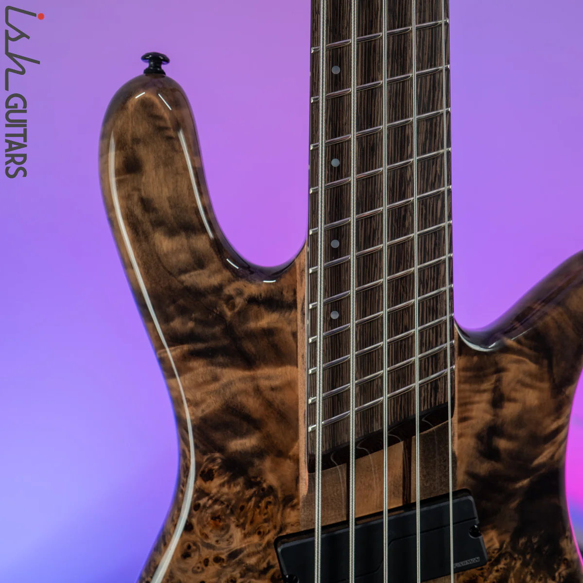 2021 Spector NS Dimension 5 Multi-Scale Super Faded Black Gloss - Image 3