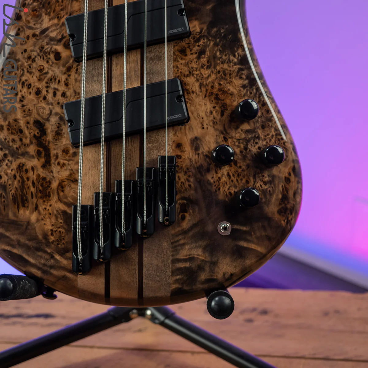 2021 Spector NS Dimension 5 Multi-Scale Super Faded Black Gloss - Image 4