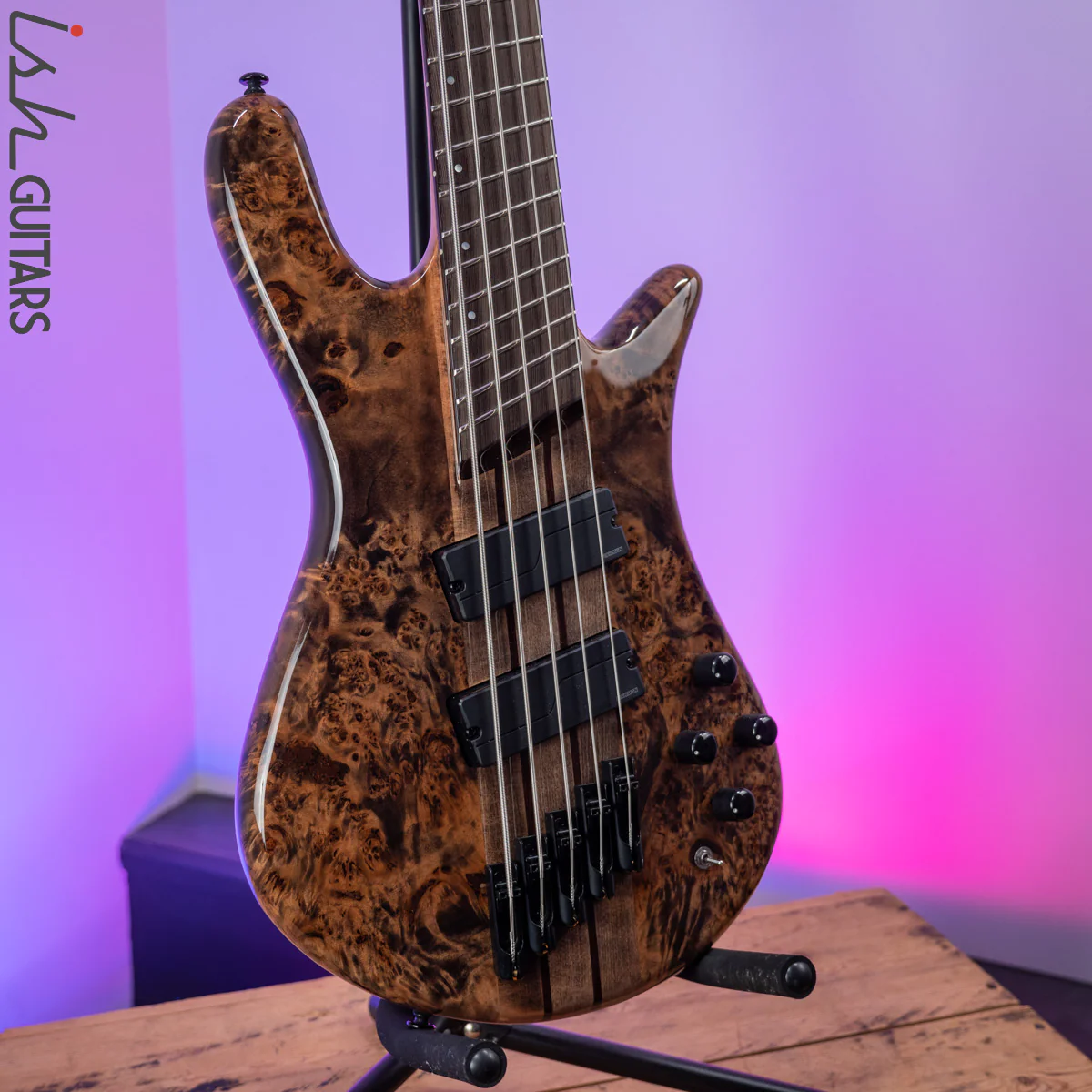 2021 Spector NS Dimension 5 Multi-Scale Super Faded Black Gloss - Image 5