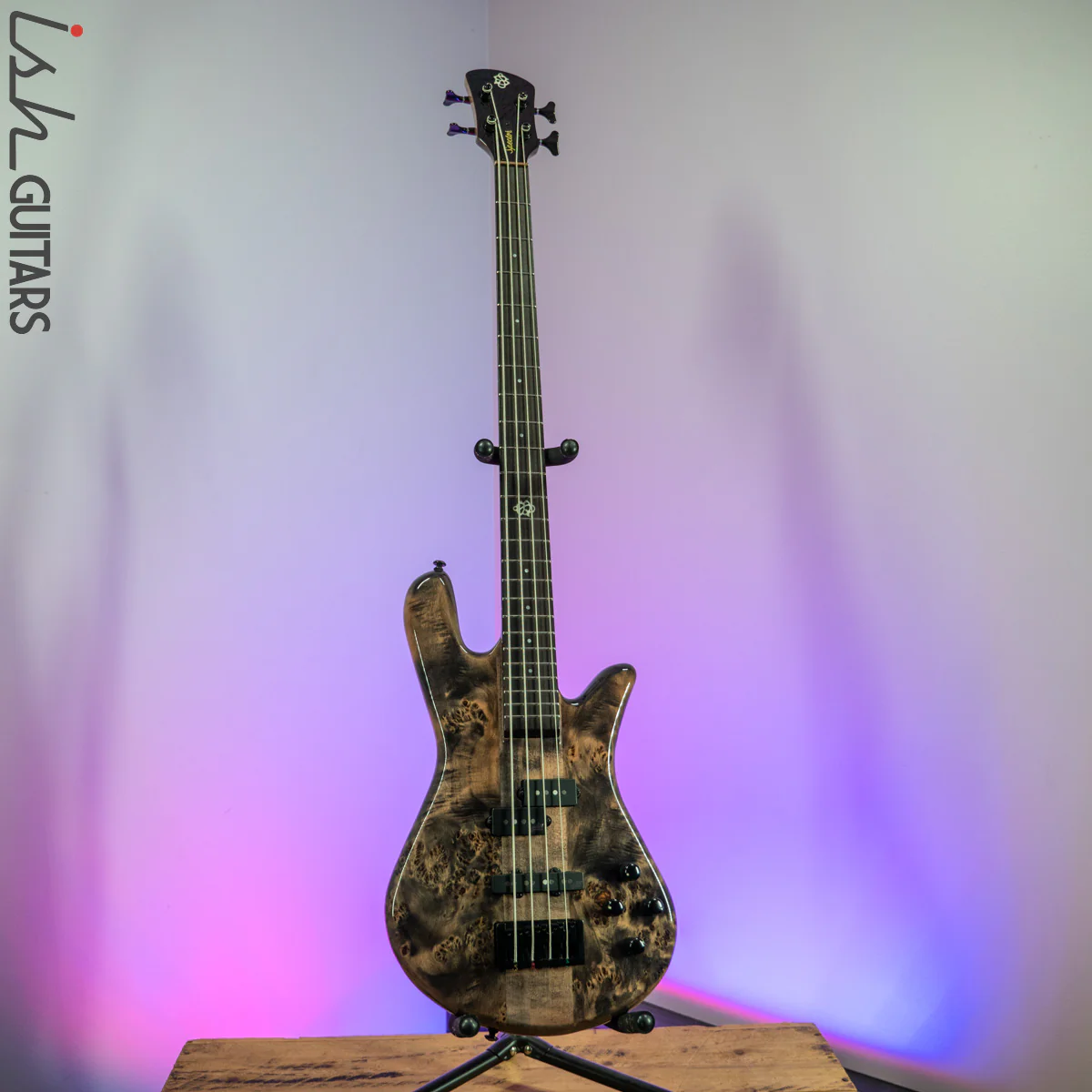 2021 Spector NS Ethos 4 Super Faded Black Gloss - Image 2
