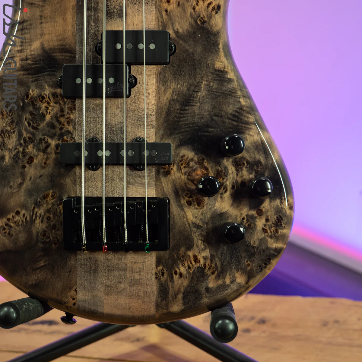 2021 Spector NS Ethos 4 Super Faded Black Gloss - Image 4