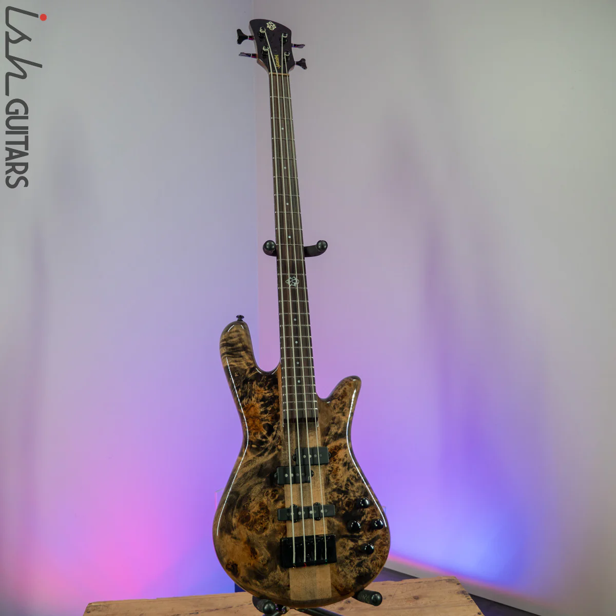 2021 Spector NS Ethos 4 Super Faded Black Gloss - Image 2