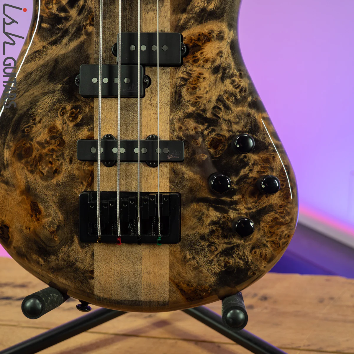2021 Spector NS Ethos 4 Super Faded Black Gloss - Image 4