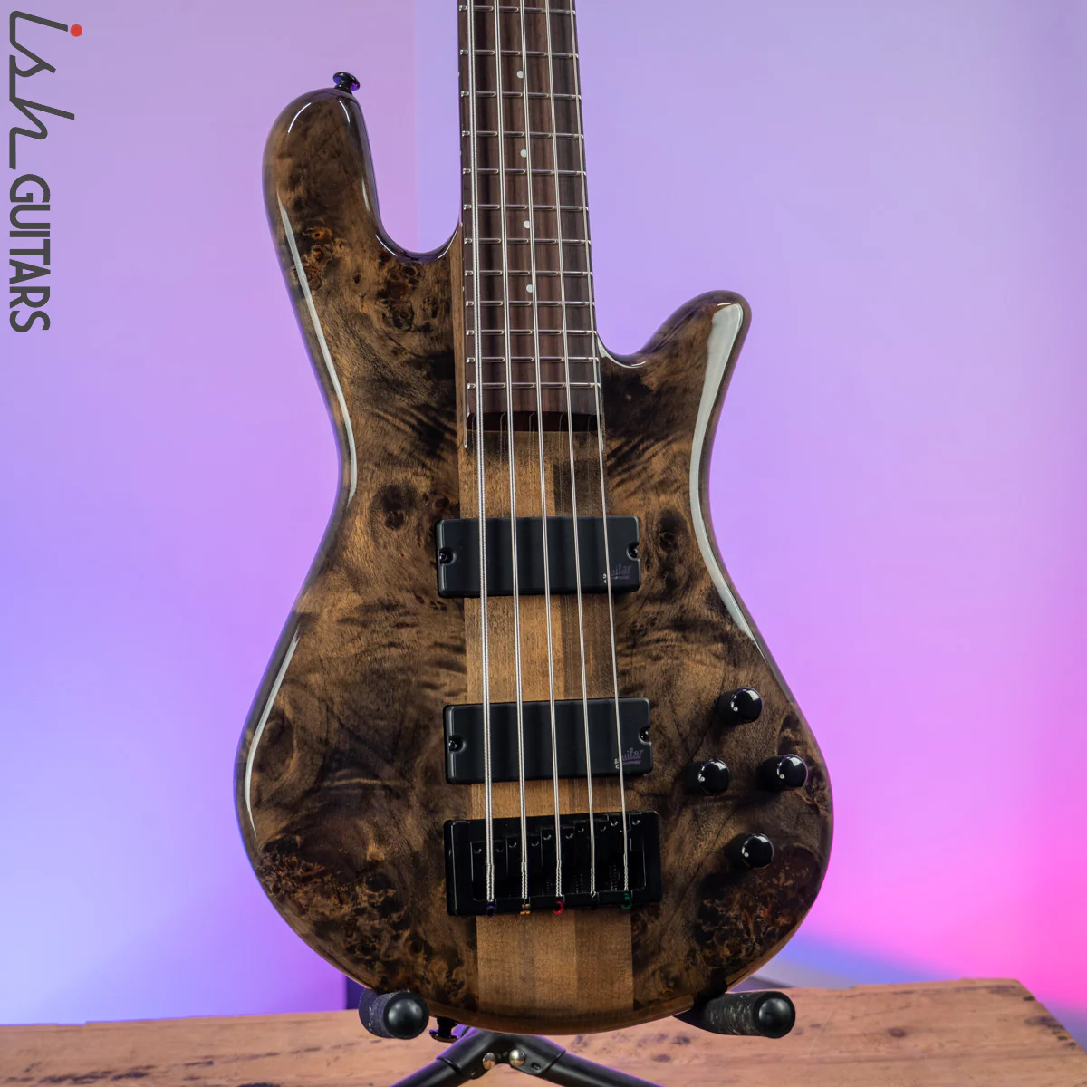 2021 Spector NS Ethos 5 Super Faded Black Gloss