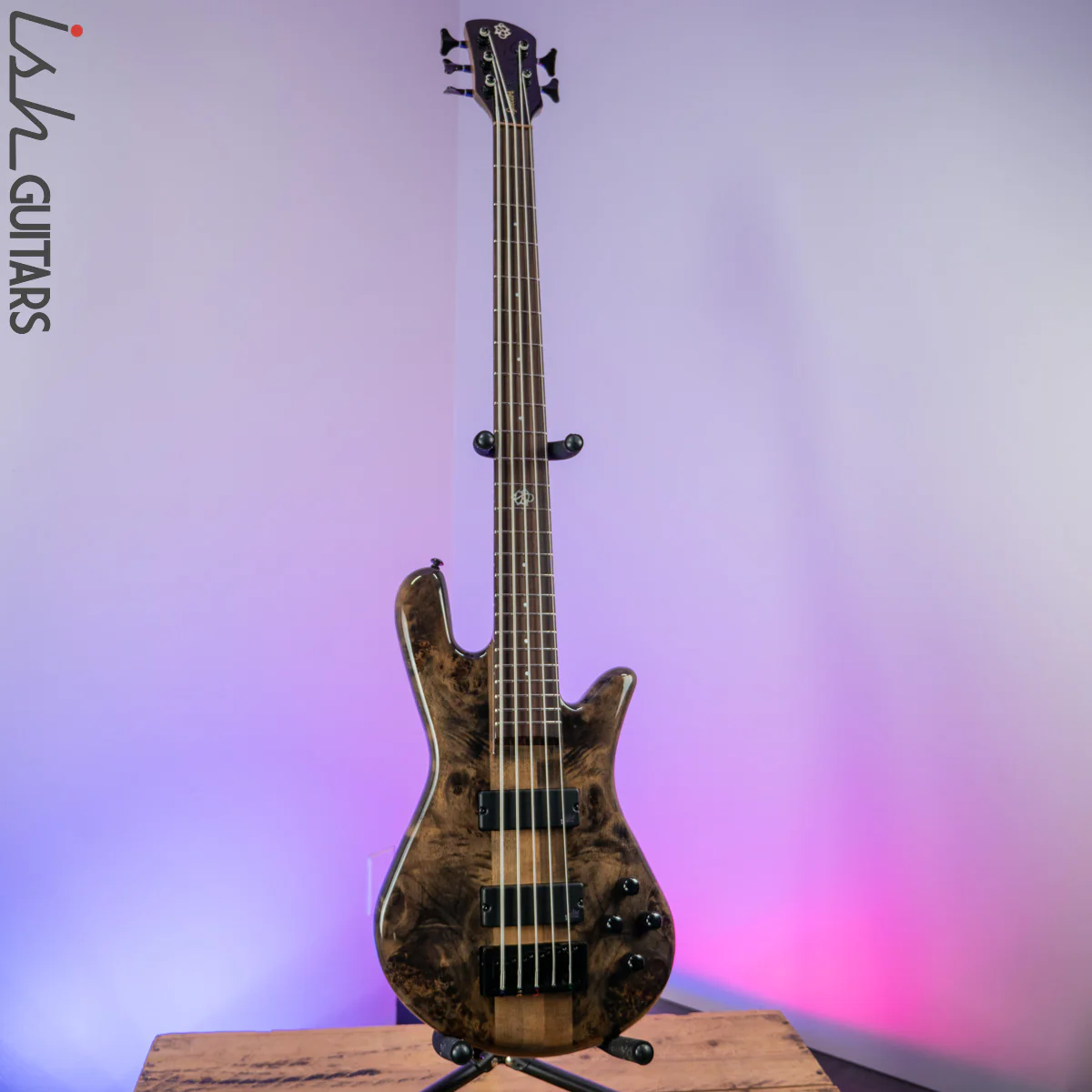 2021 Spector NS Ethos 5 Super Faded Black Gloss - Image 2