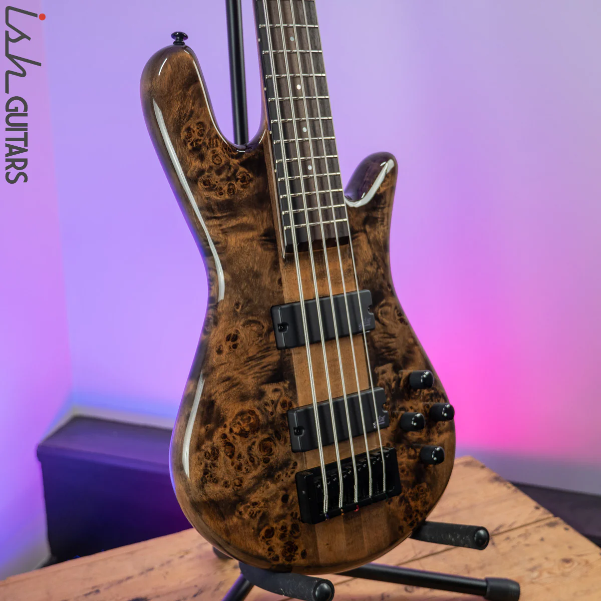 2021 Spector NS Ethos 5 Super Faded Black Gloss - Image 5