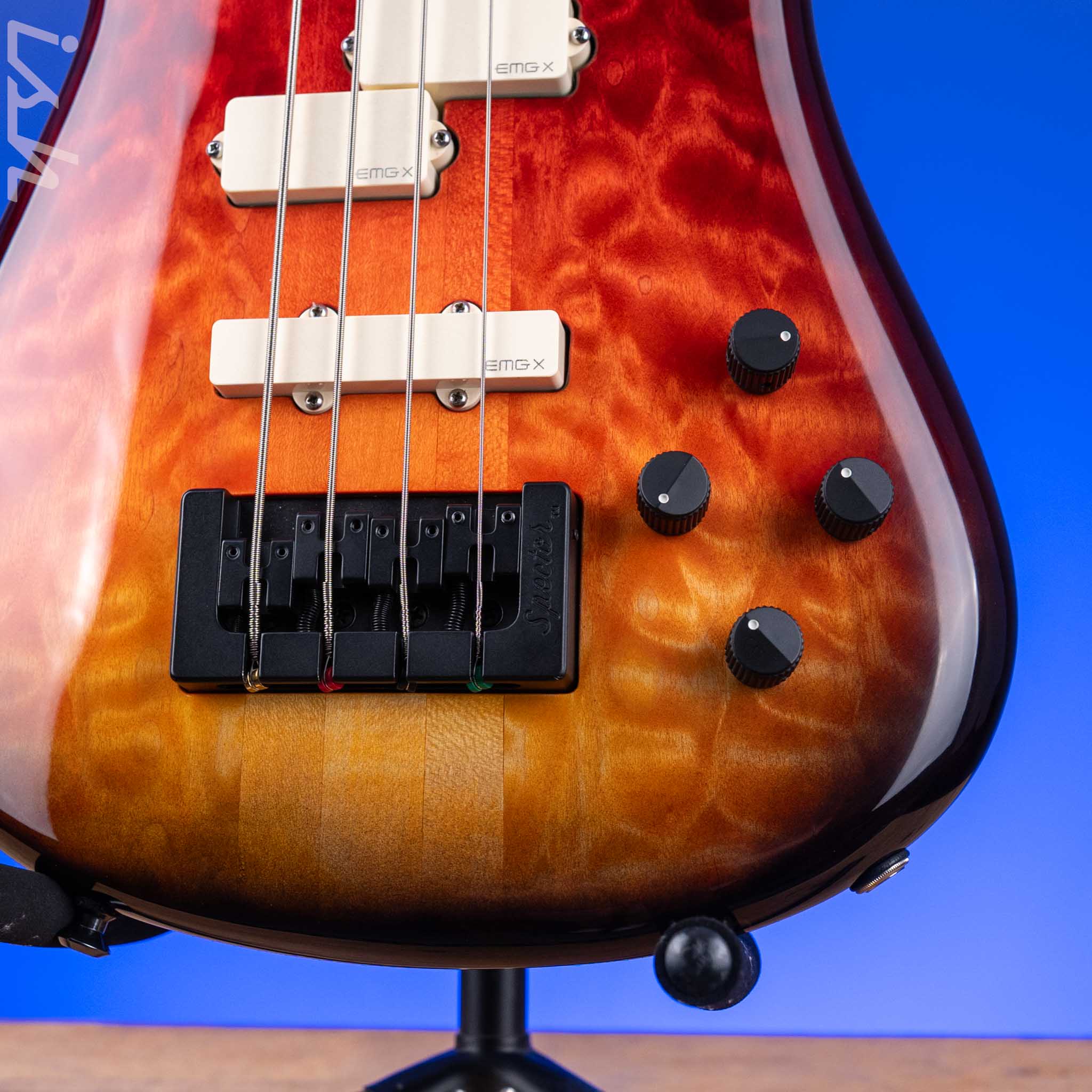2021 Spector USA Custom NS-2 4-String Bass Lava Glow Gloss - Image 4