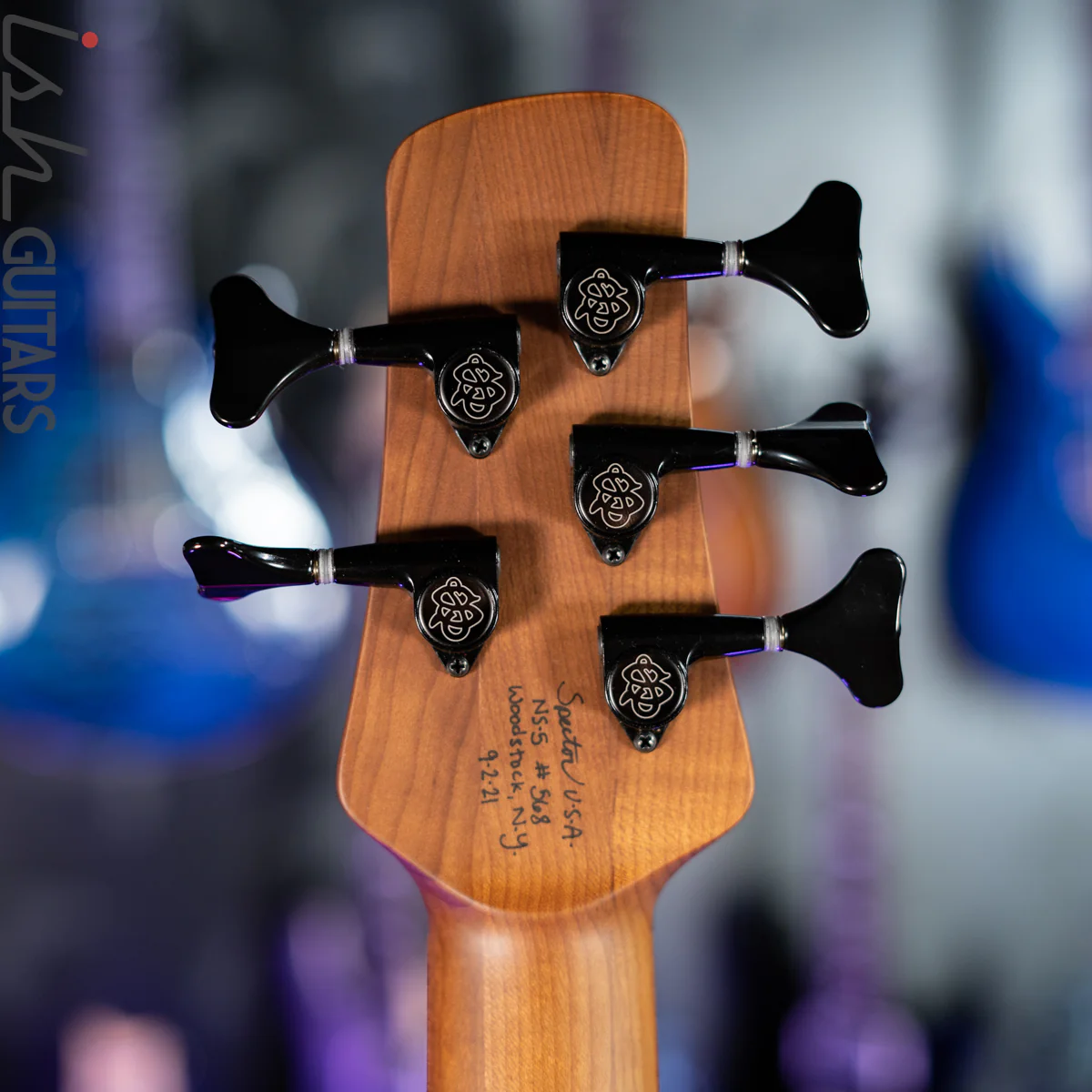 Spector USA NS-5XL 5-String Bass Roasted Ash Natural Satin - Image 11