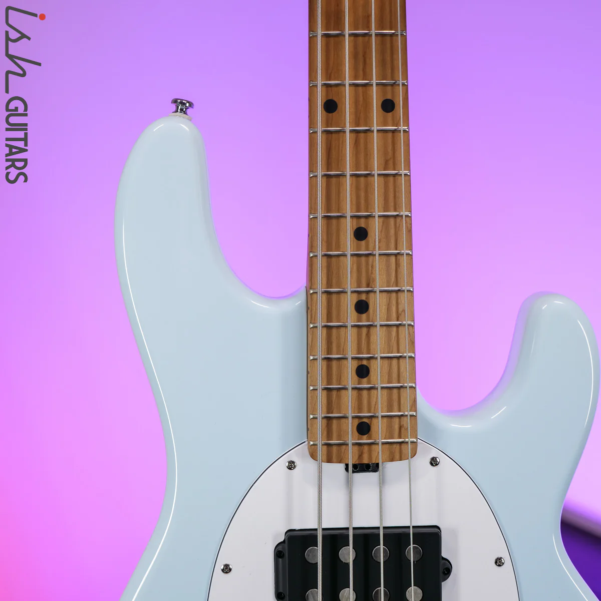 Sterling by Music Man StingRay Ray34HH Daphne Blue - Image 3