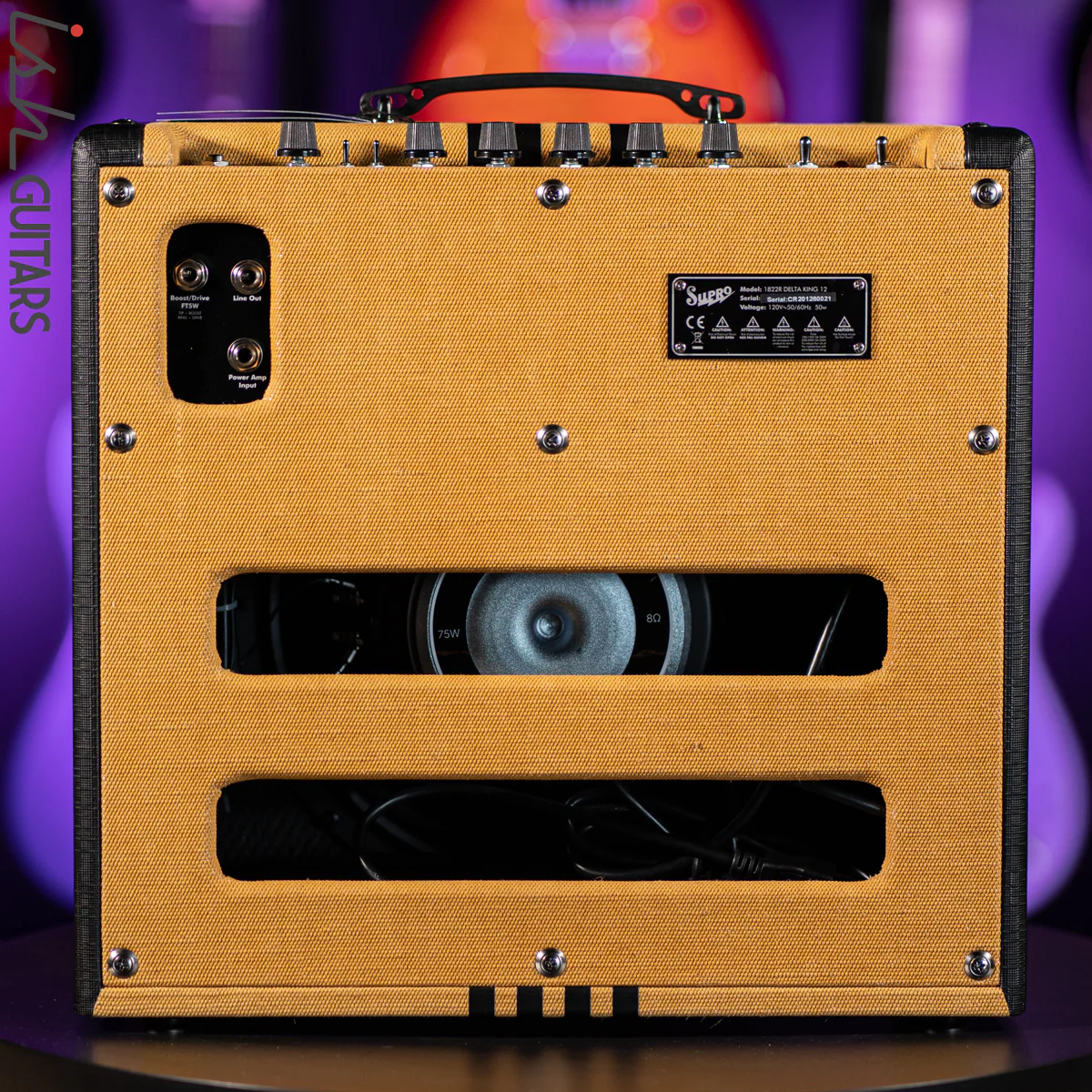 Supro Delta King 12 15W Tube Guitar Amp Tweed and Black - Image 4