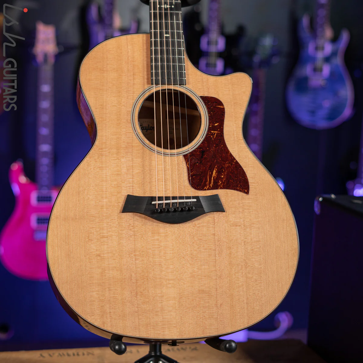 2021 Taylor 514ce Grand Auditorium Acoustic Guitar Natural Cedar - Image 2