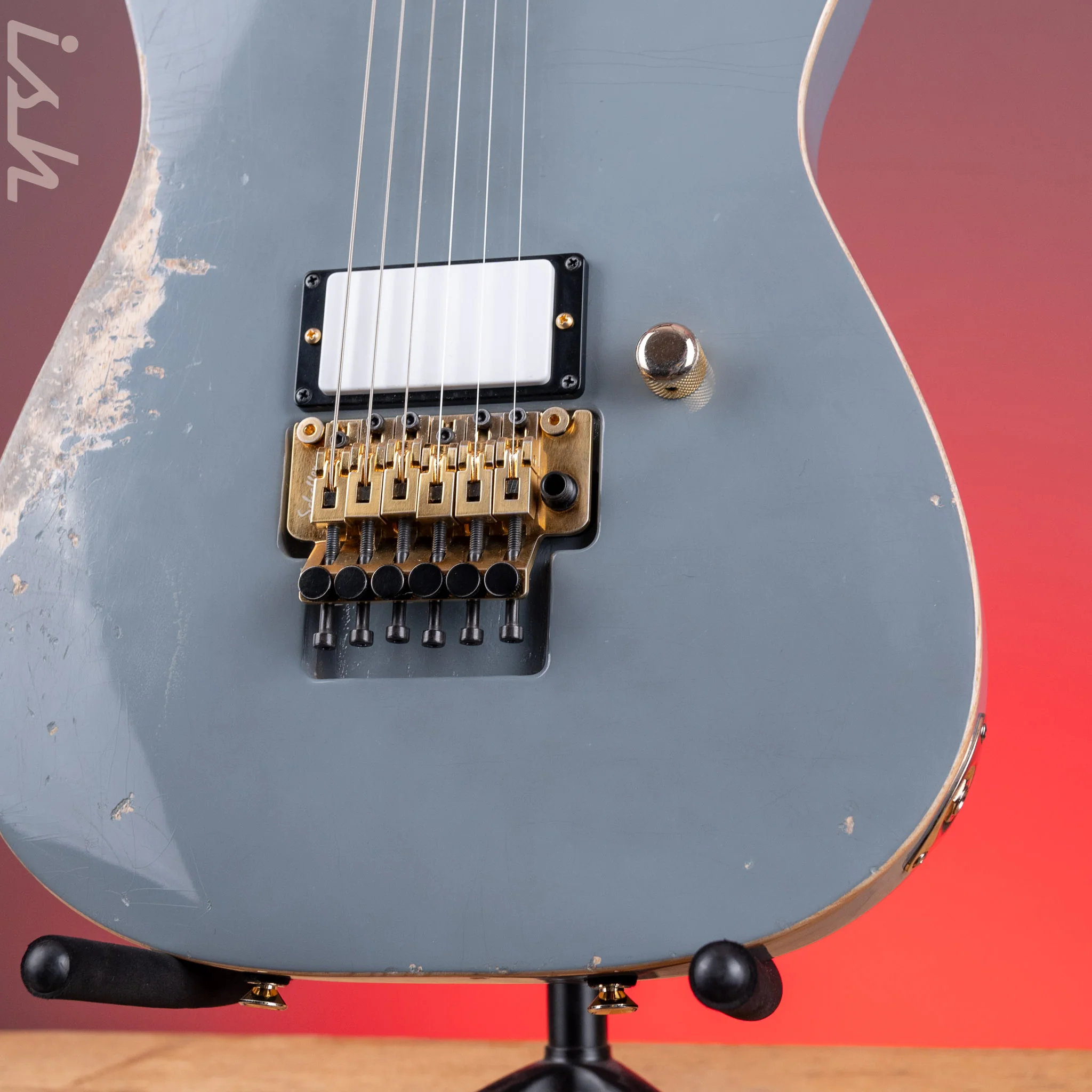 2021 Tom Anderson Pro Am Sonic Grey w/ Binding (In-Distress Level 3) - Image 4