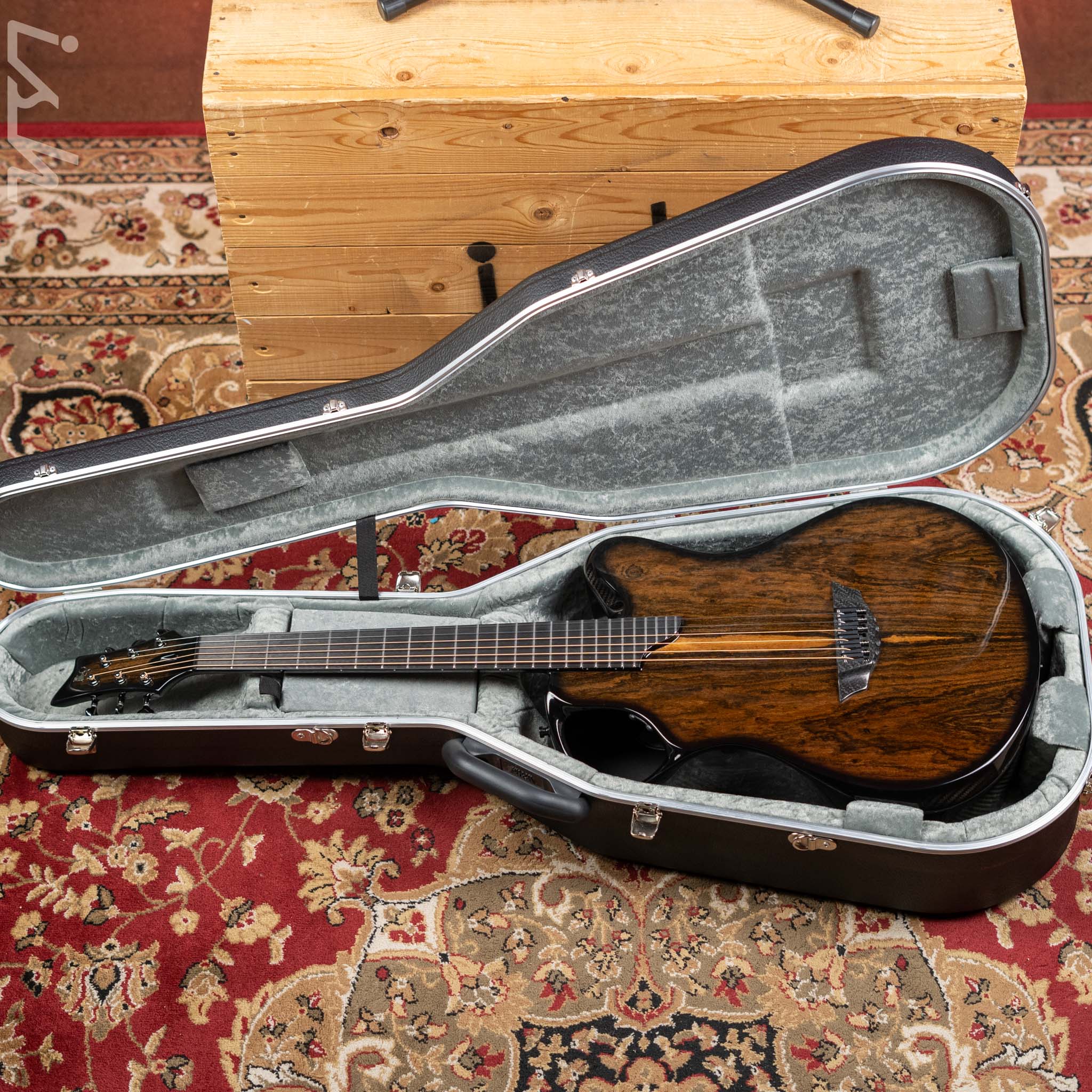 2022 Emerald X20 Carbon Acoustic Guitar Lauro Preto Natural - Image 13