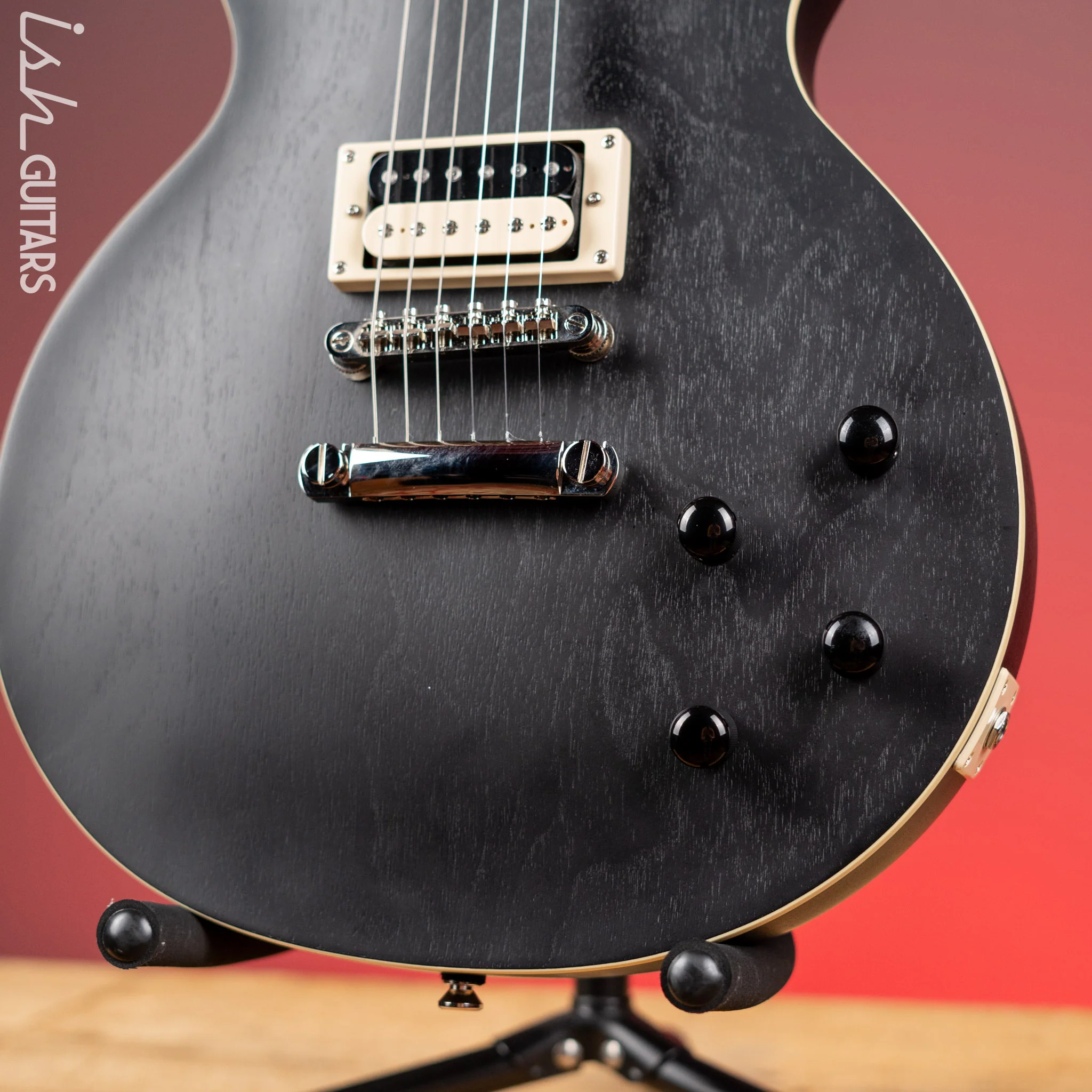 2022 Epiphone Les Paul Traditional Pro IV Ebony - Image 6