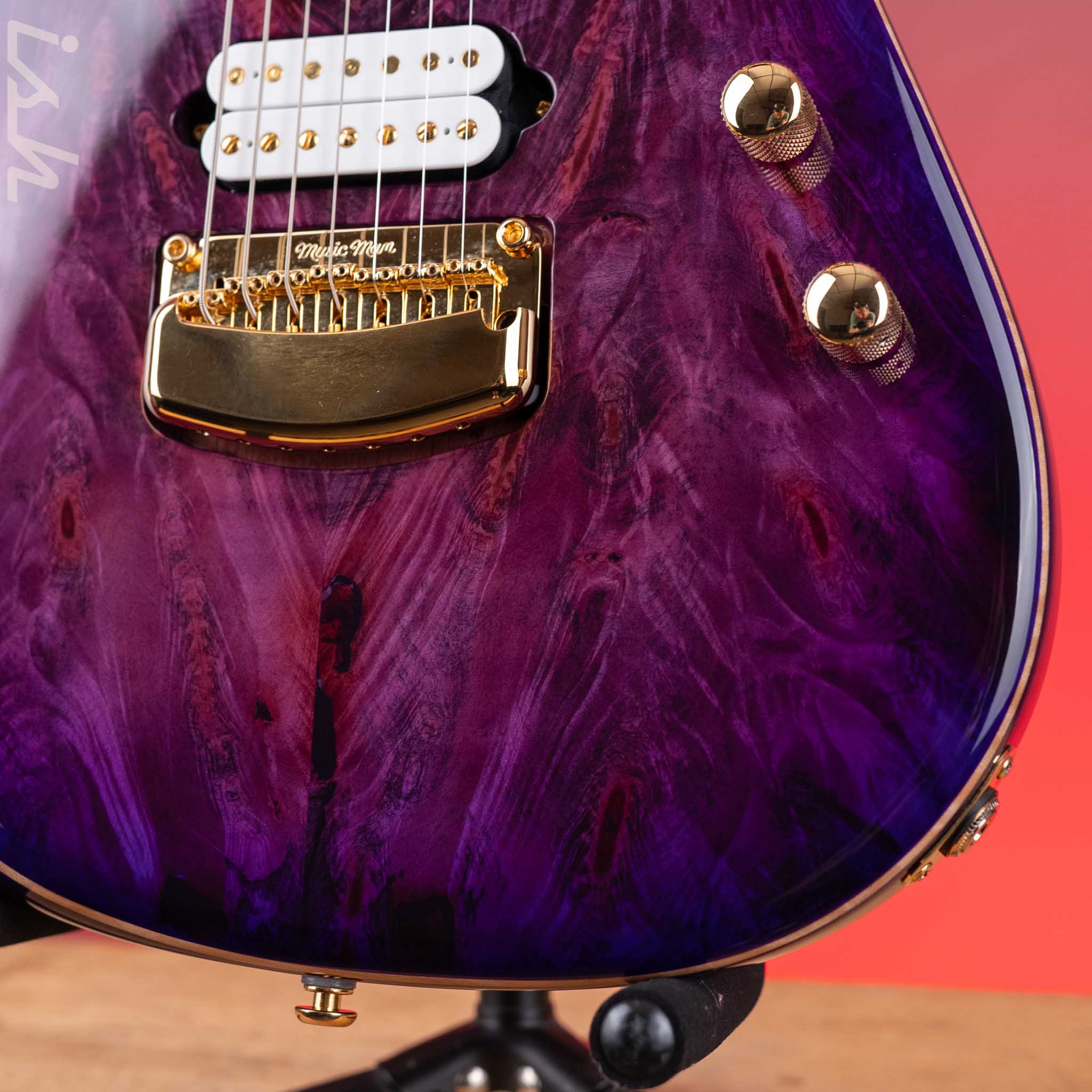 2022 Ernie Ball Music Man Jason Richardson 7-String Majora Purple - Image 4