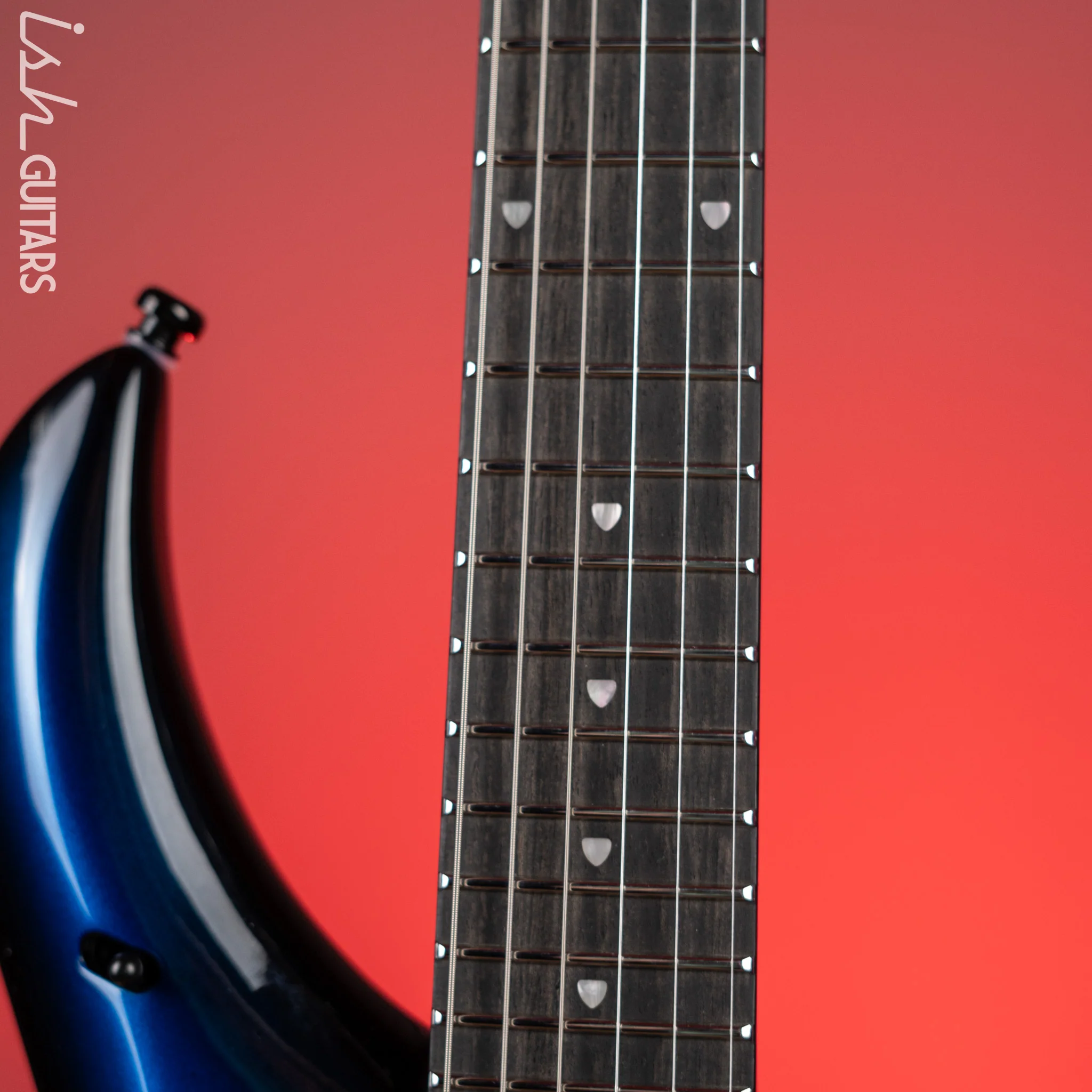 2022 Ernie Ball Music Man Majesty John Petrucci Signature Titan Blue - Image 6