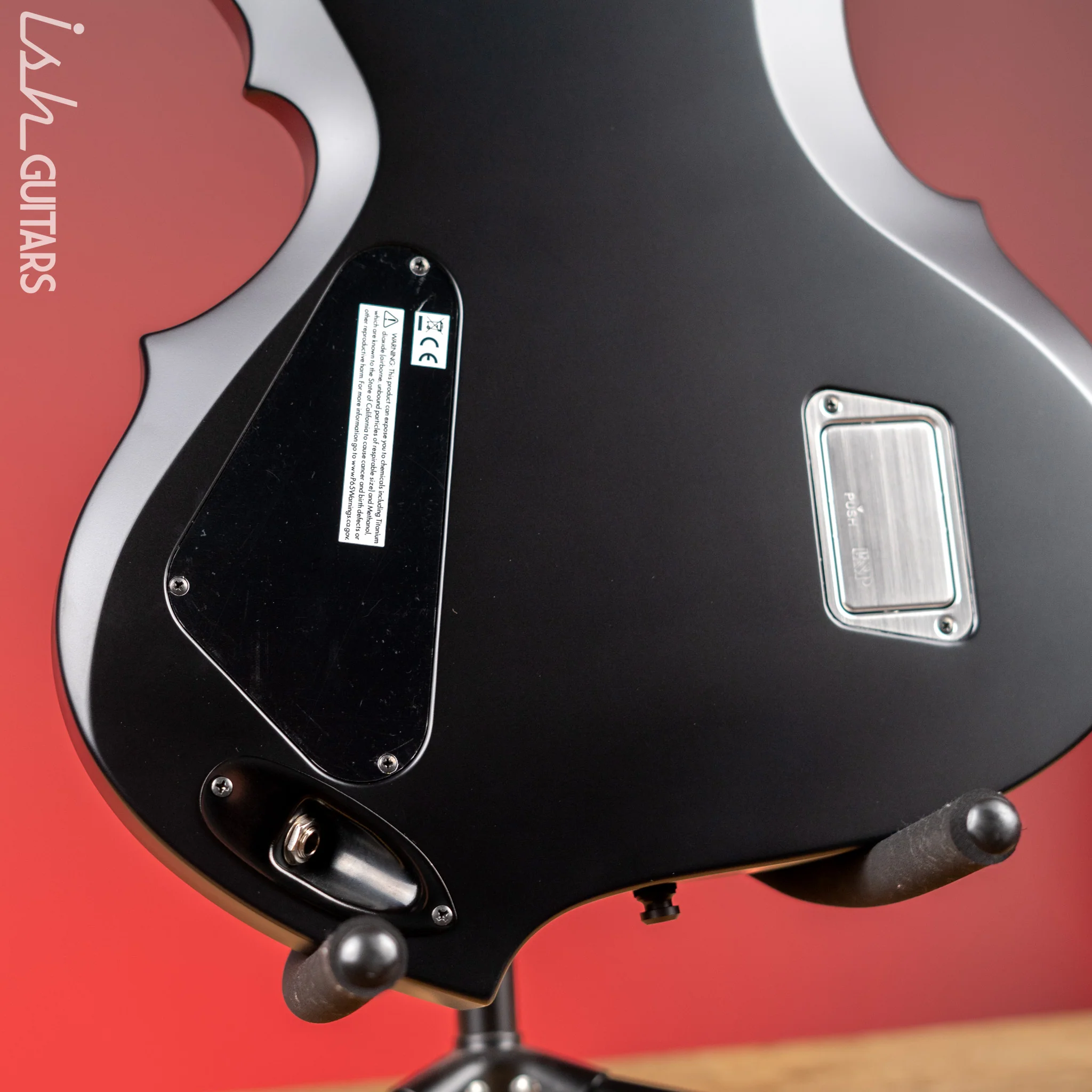 2022 ESP Guitars Tom Araya FRX Signature Bass MIJ Custom Shop Black Satin - Image 10
