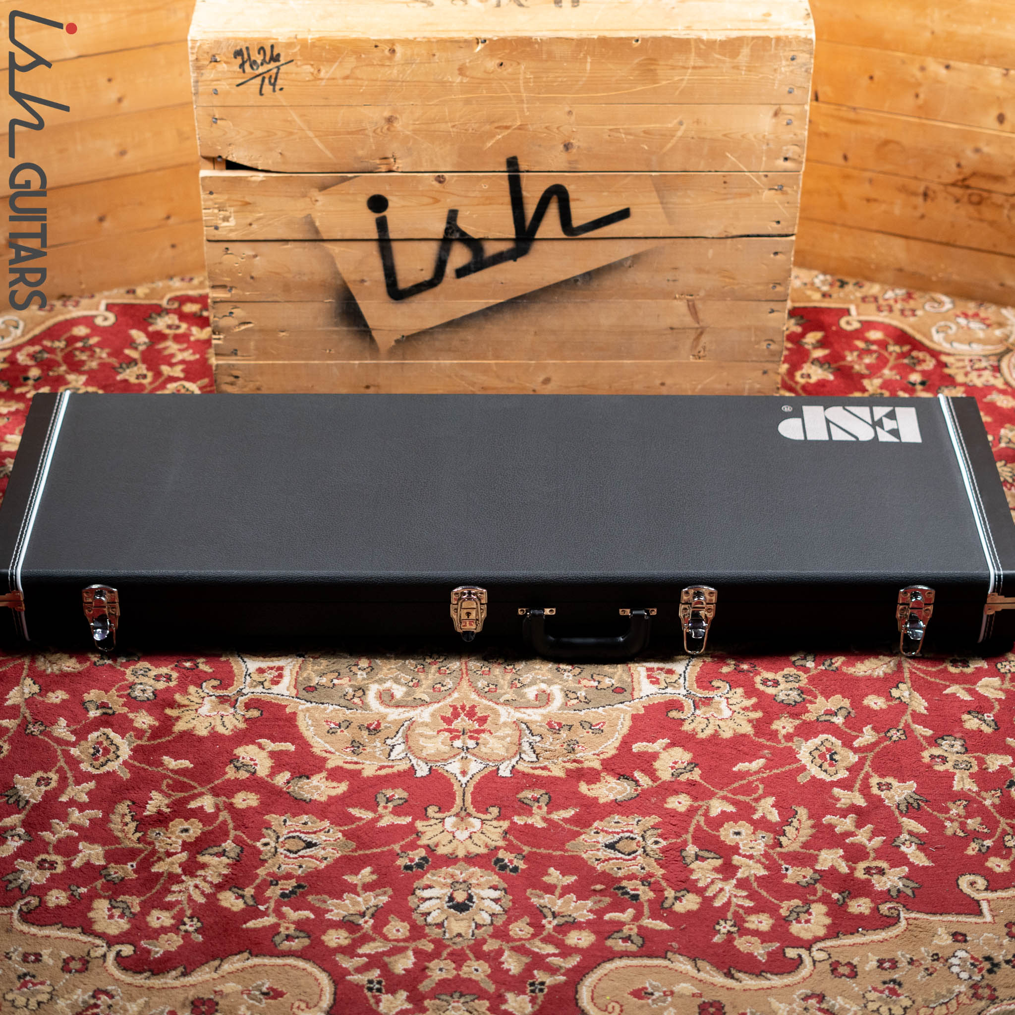 2022 ESP Guitars Tom Araya FRX Signature Bass MIJ Custom Shop Black Satin - Image 13