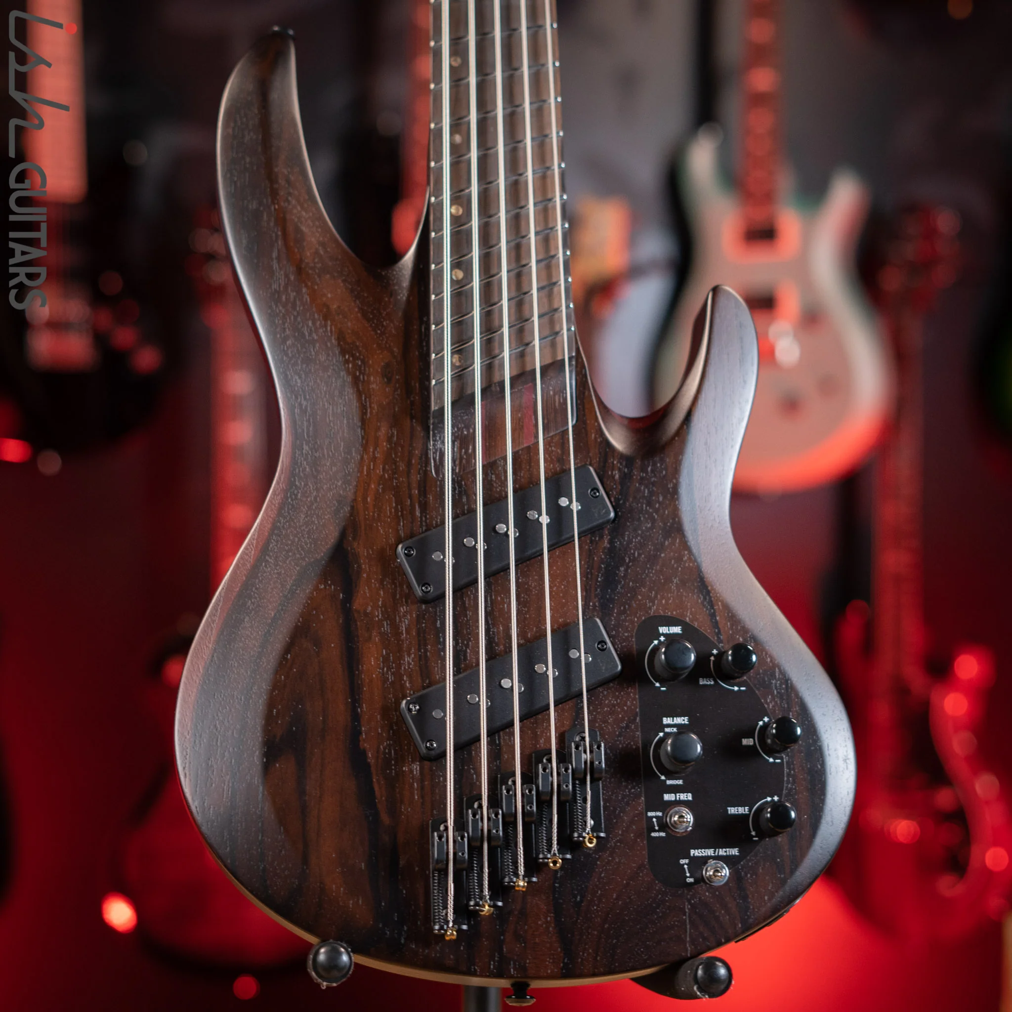 ESP LTD B1005MS Multi-Scale 5-String Bass Ziricote Top Natural Satin Demo