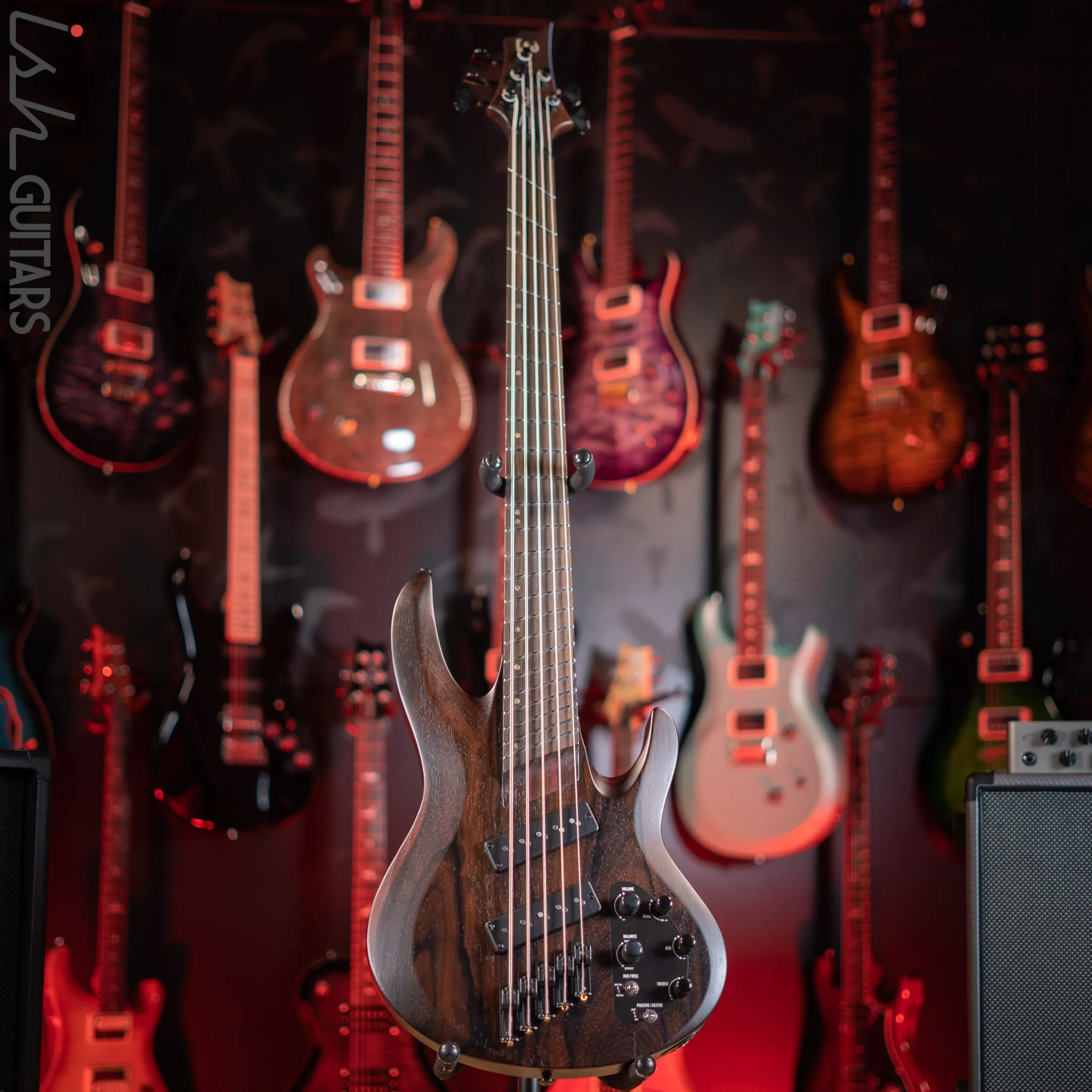 ESP LTD B1005MS Multi-Scale 5-String Bass Ziricote Top Natural Satin Demo - Image 2