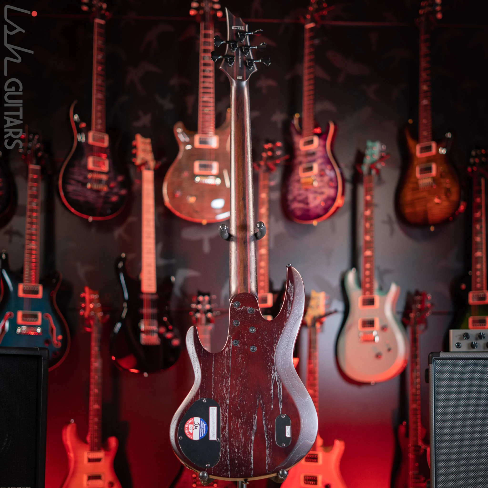 ESP LTD B1005MS Multi-Scale 5-String Bass Ziricote Top Natural Satin Demo - Image 7