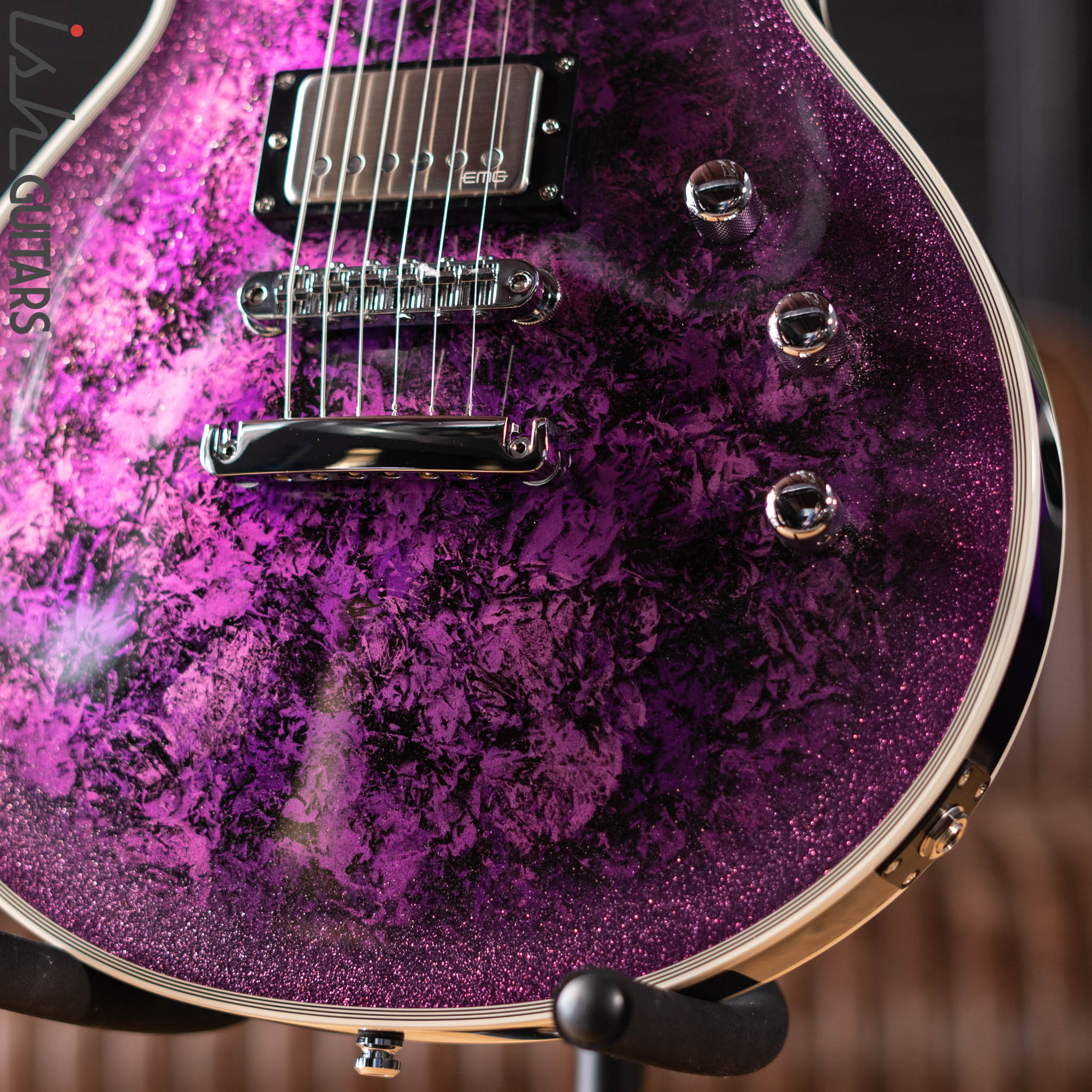 2022 ESP Original Eclipse Custom Purple Peel Gloss - Image 3