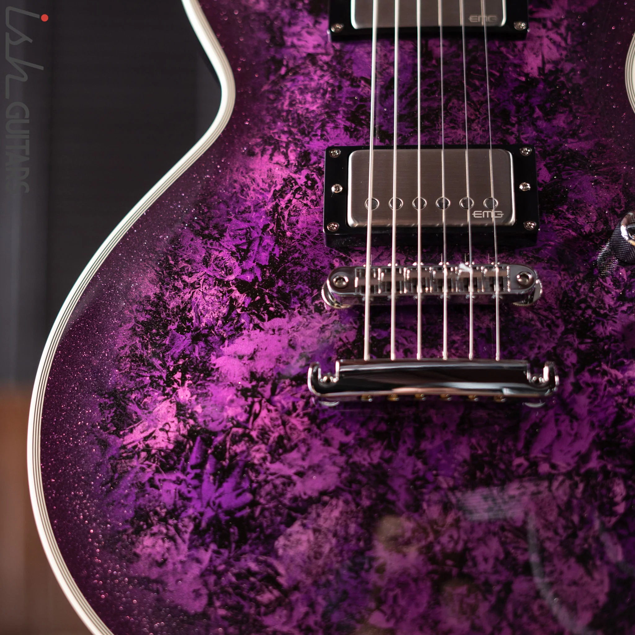 2022 ESP Original Eclipse Custom Purple Peel Gloss - Image 4