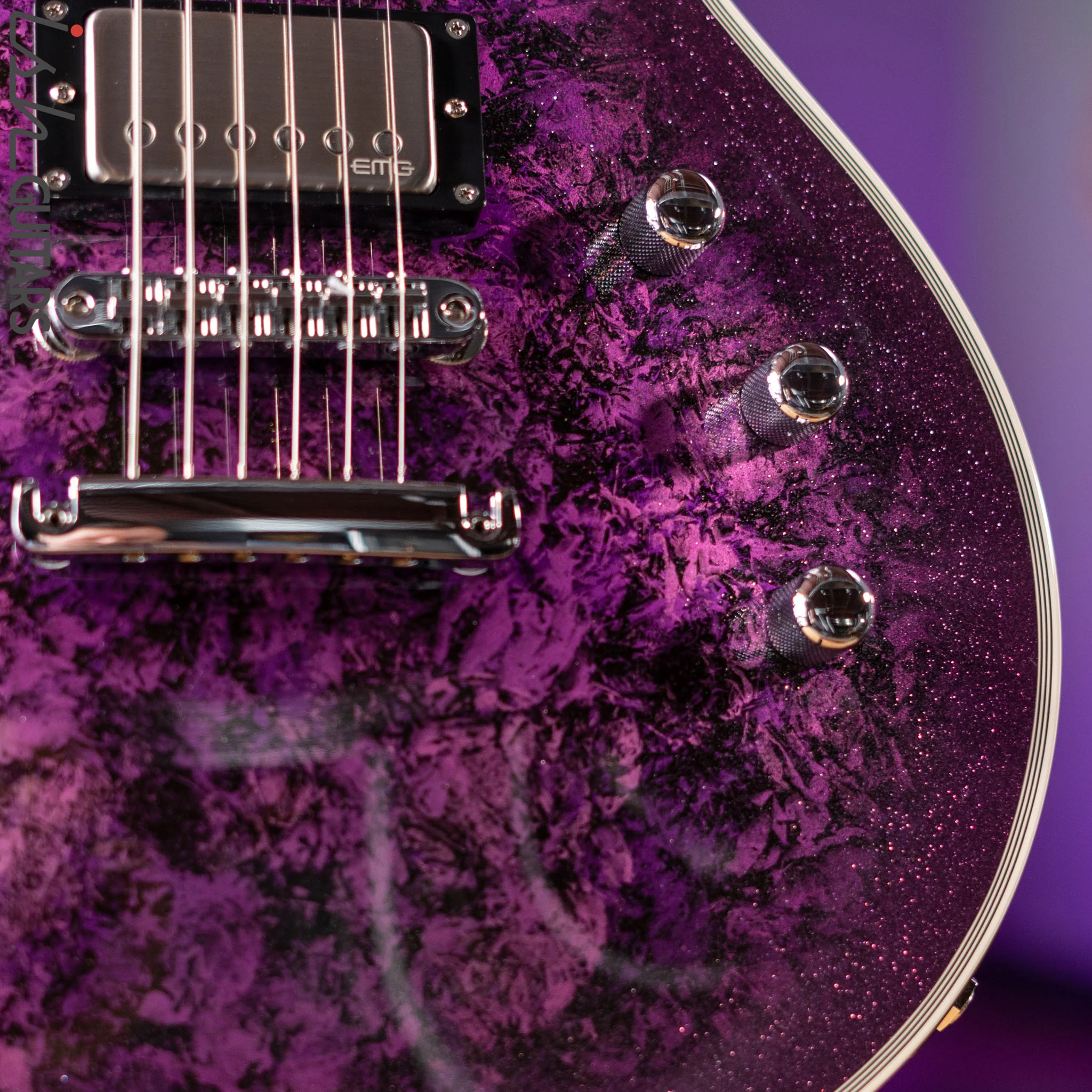 2022 ESP Original Eclipse Custom Purple Peel Gloss - Image 5