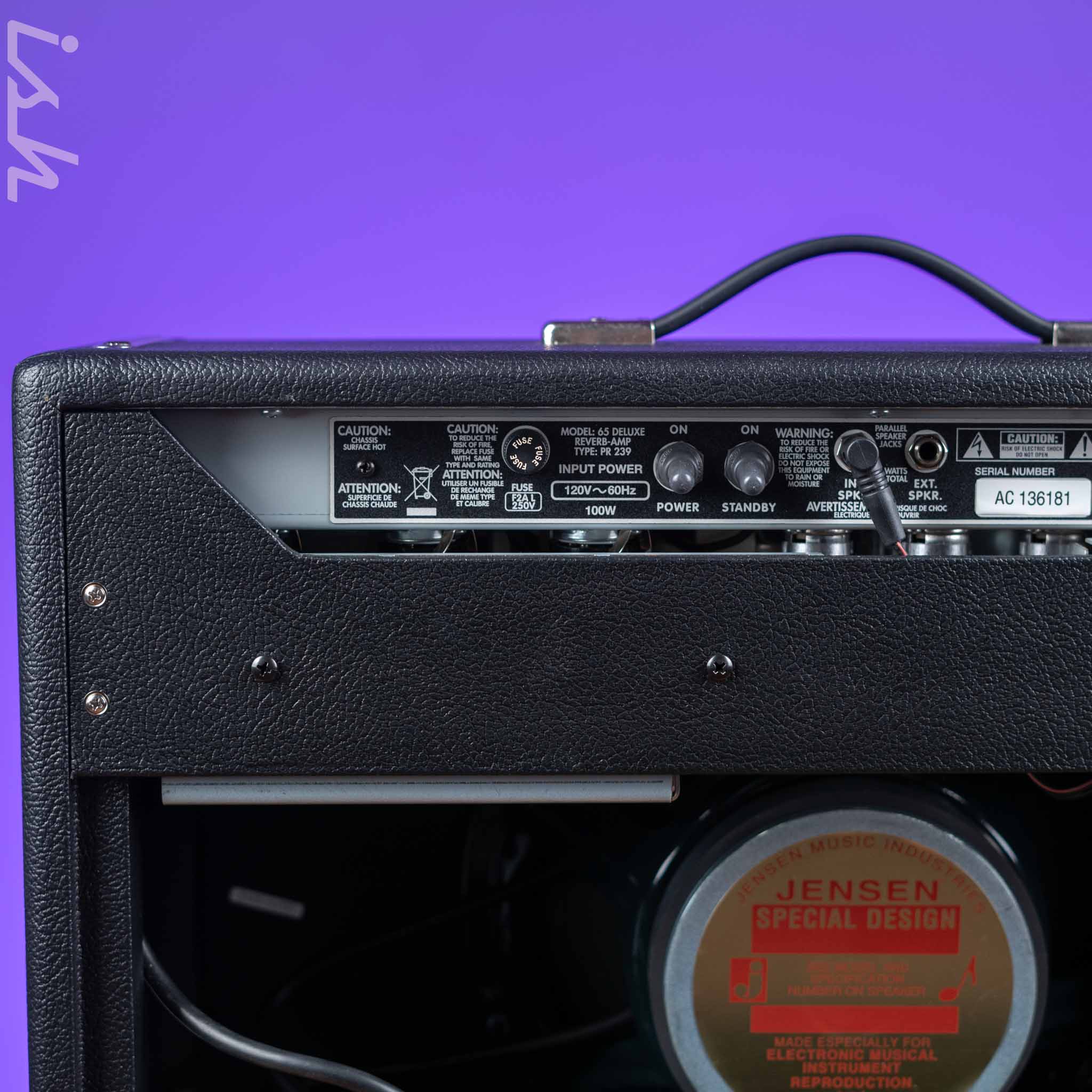 2022 Fender '65 Deluxe Reverb Combo Amp - Image 6