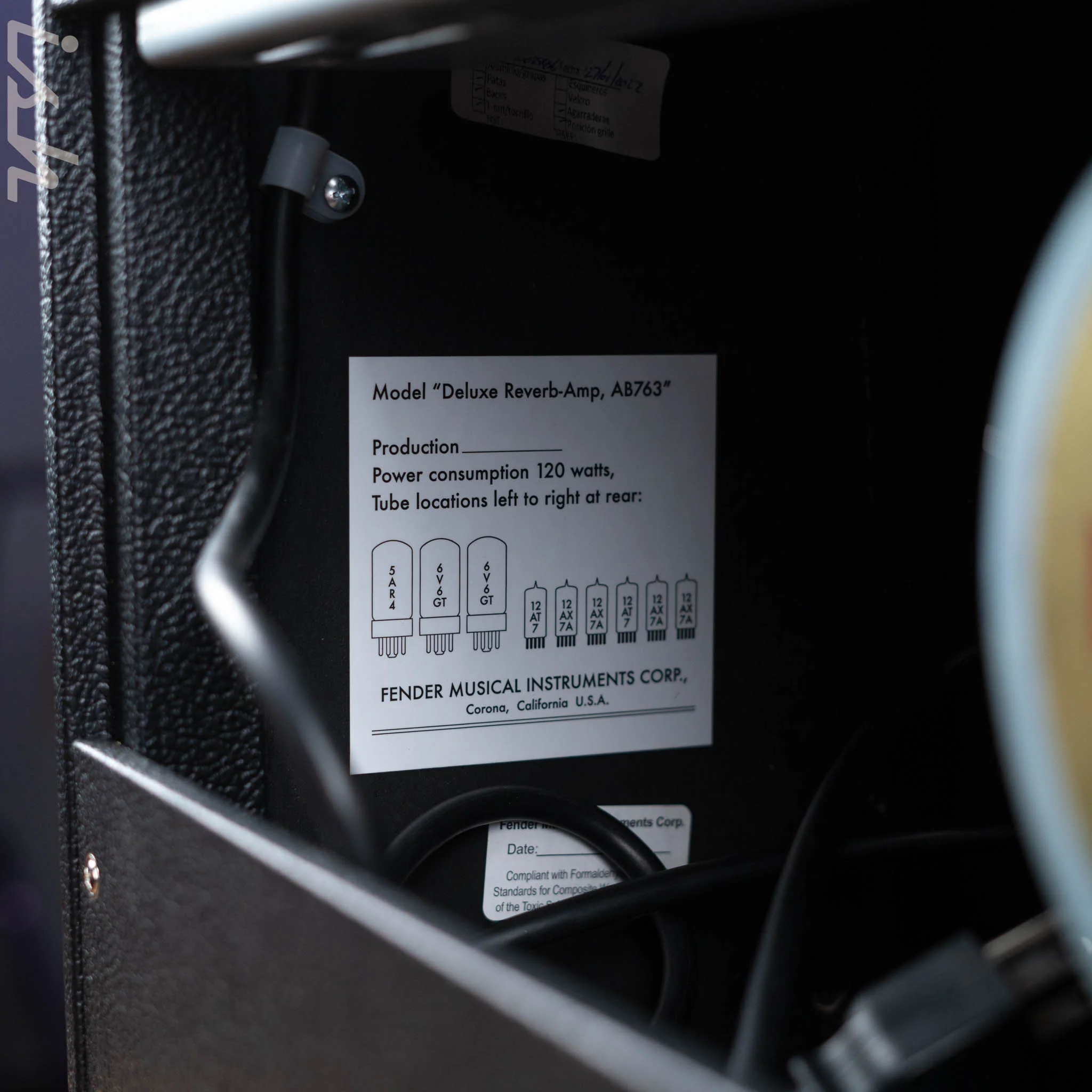 2022 Fender '65 Deluxe Reverb Combo Amp - Image 7