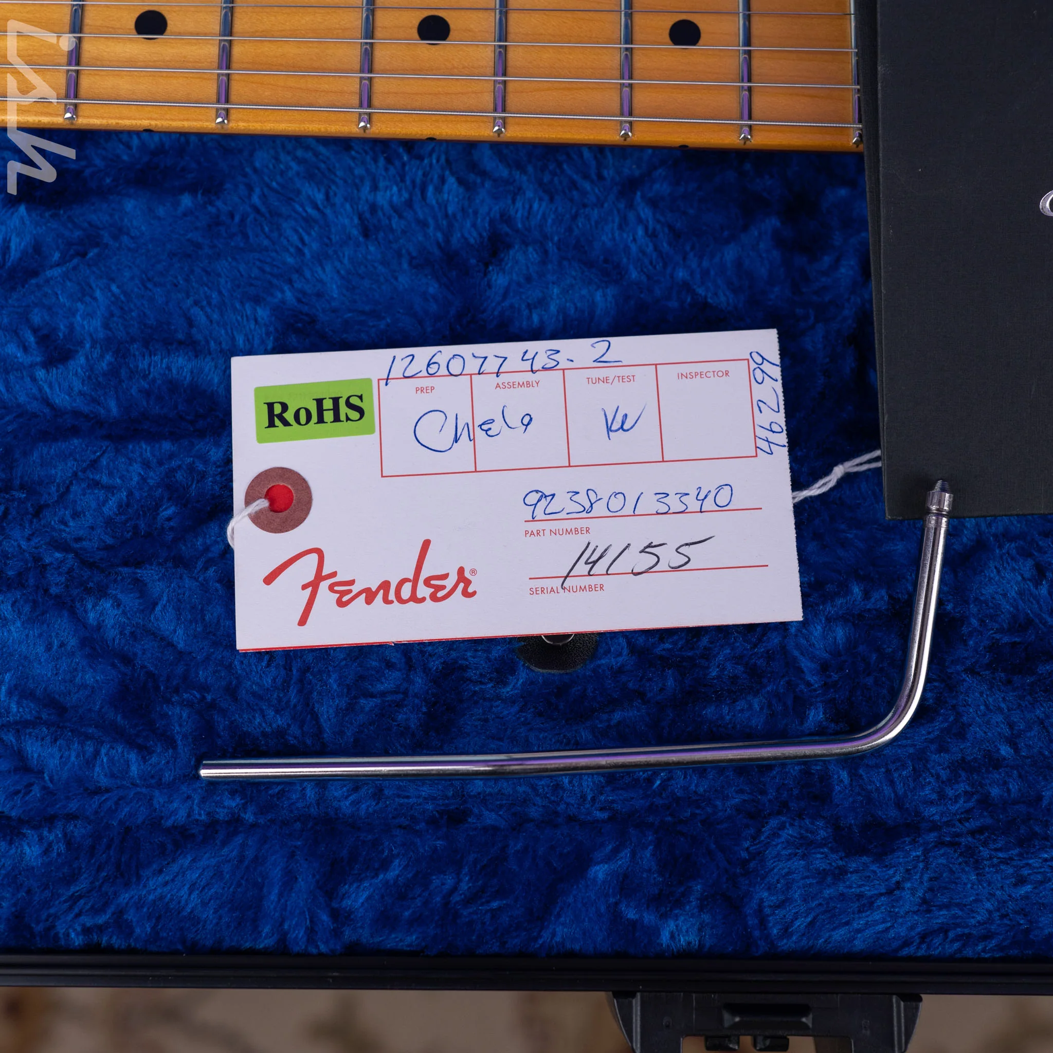 2022 Fender Elite Stratocaster NOS Custom Shop Pewter - Image 15
