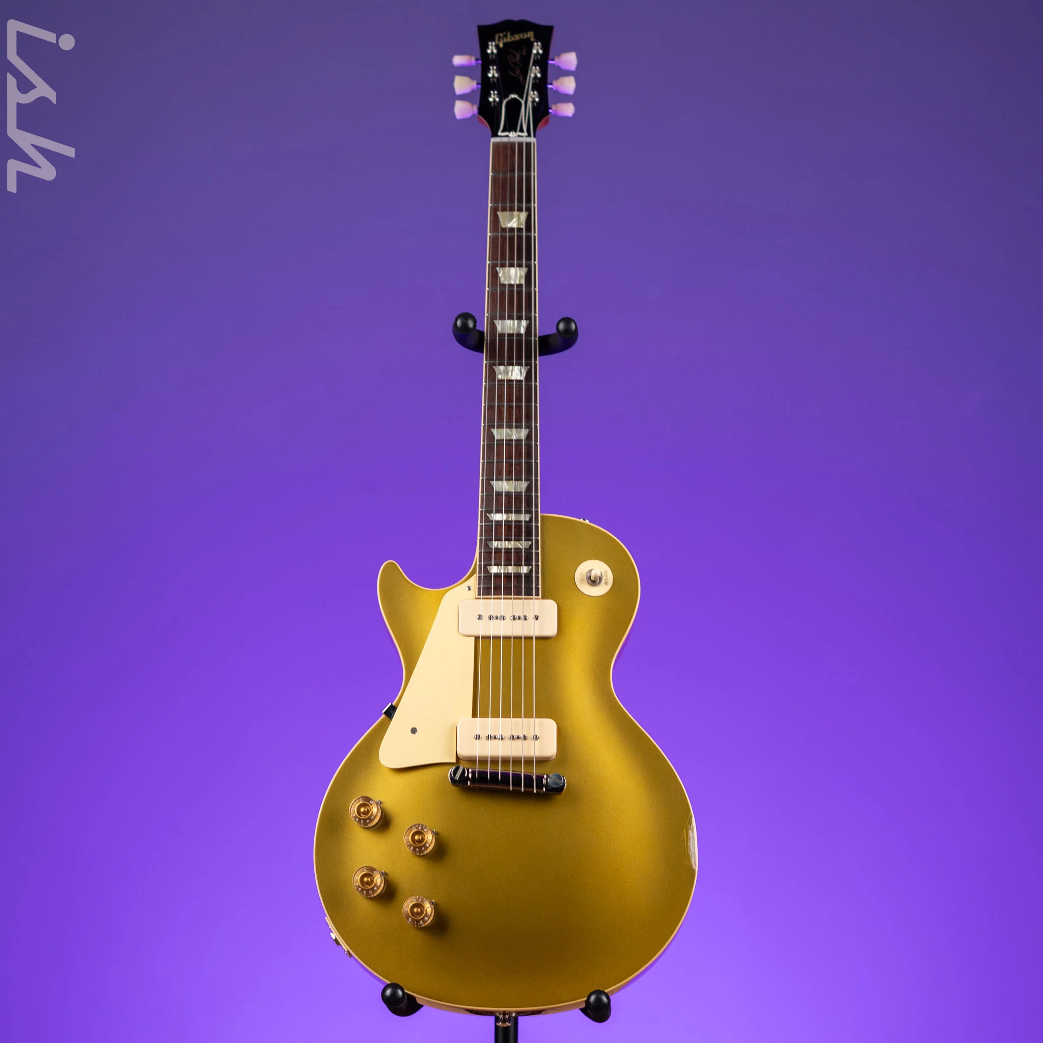 2022 Gibson Custom Shop 1954 Les Paul Standard Gold Top Lefty - Image 2