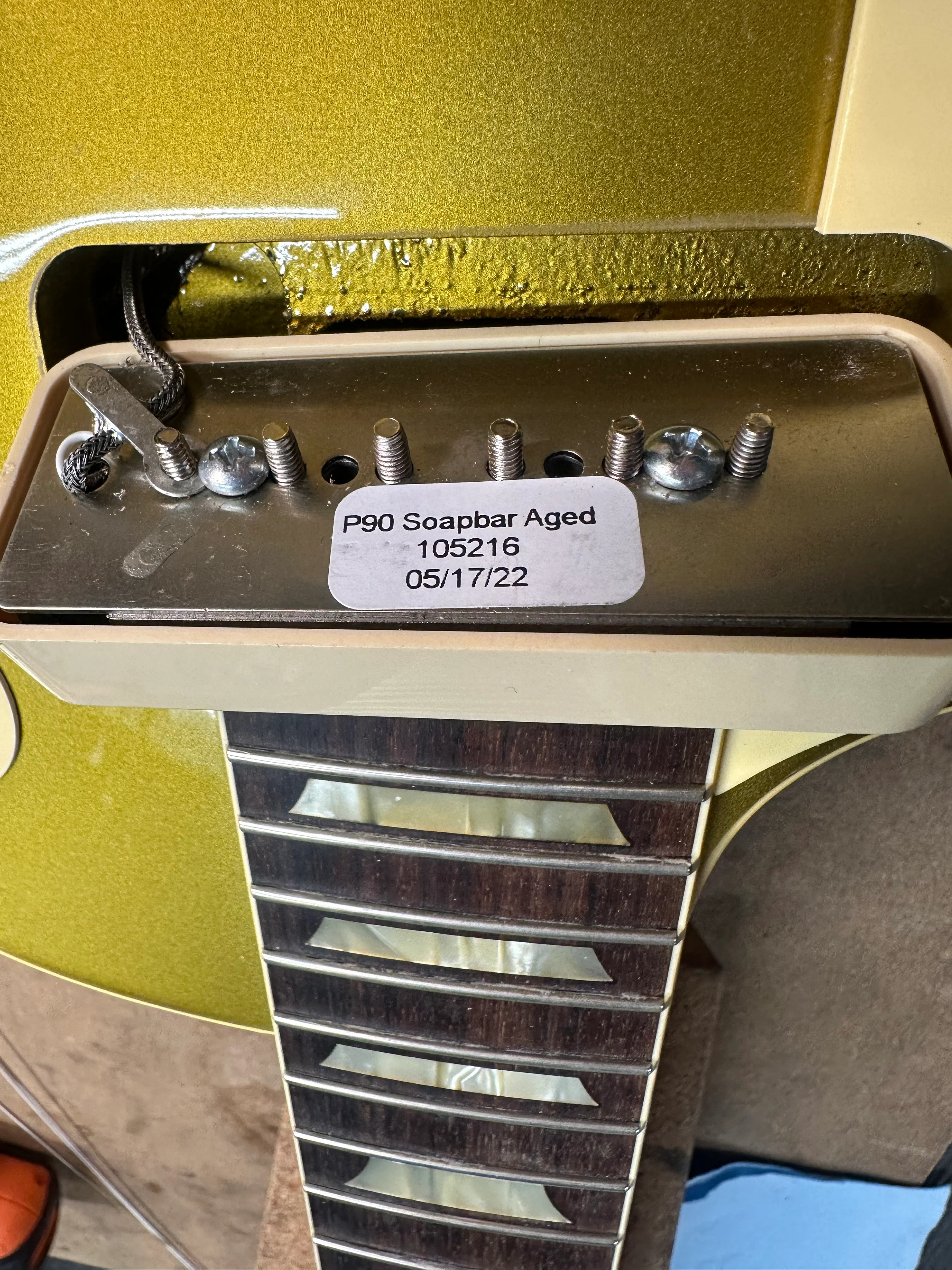 2022 Gibson Custom Shop 1954 Les Paul Standard Gold Top Lefty - Image 20
