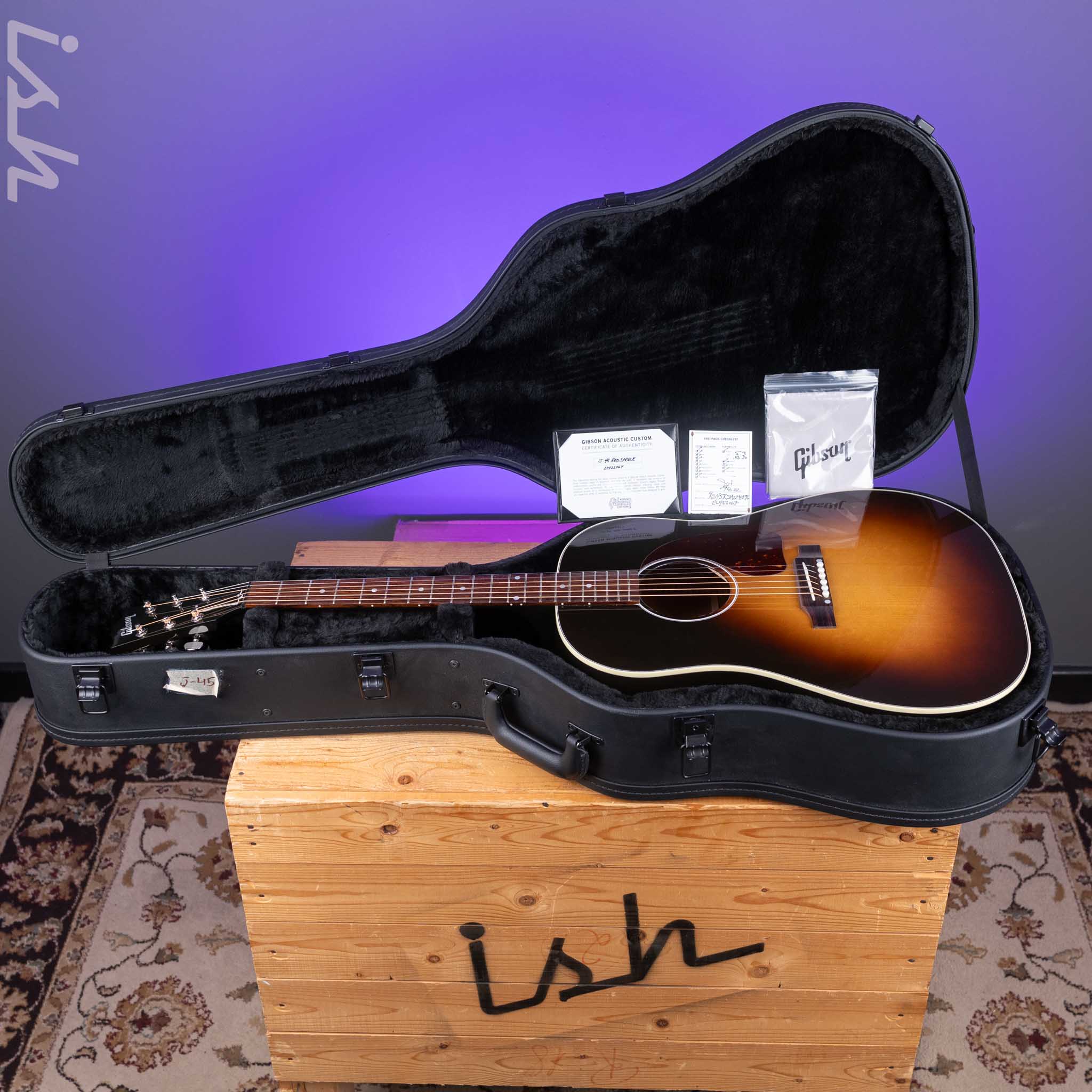 2022 Gibson Custom Shop J-45 Adirondack Spruce Top - Image 11