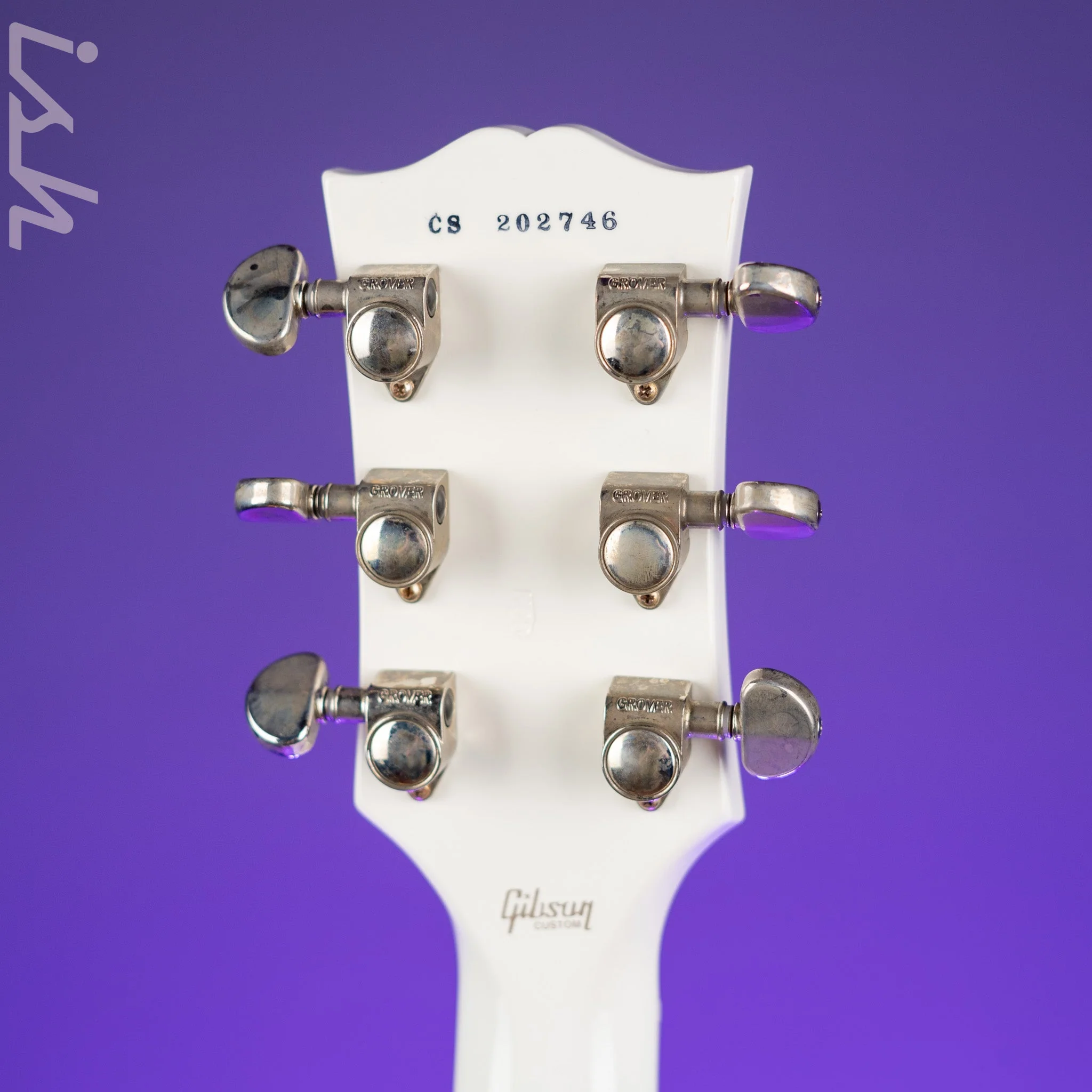 2022 Gibson Les Paul Custom w/ Ebony Fingerboard White Gloss - Image 19