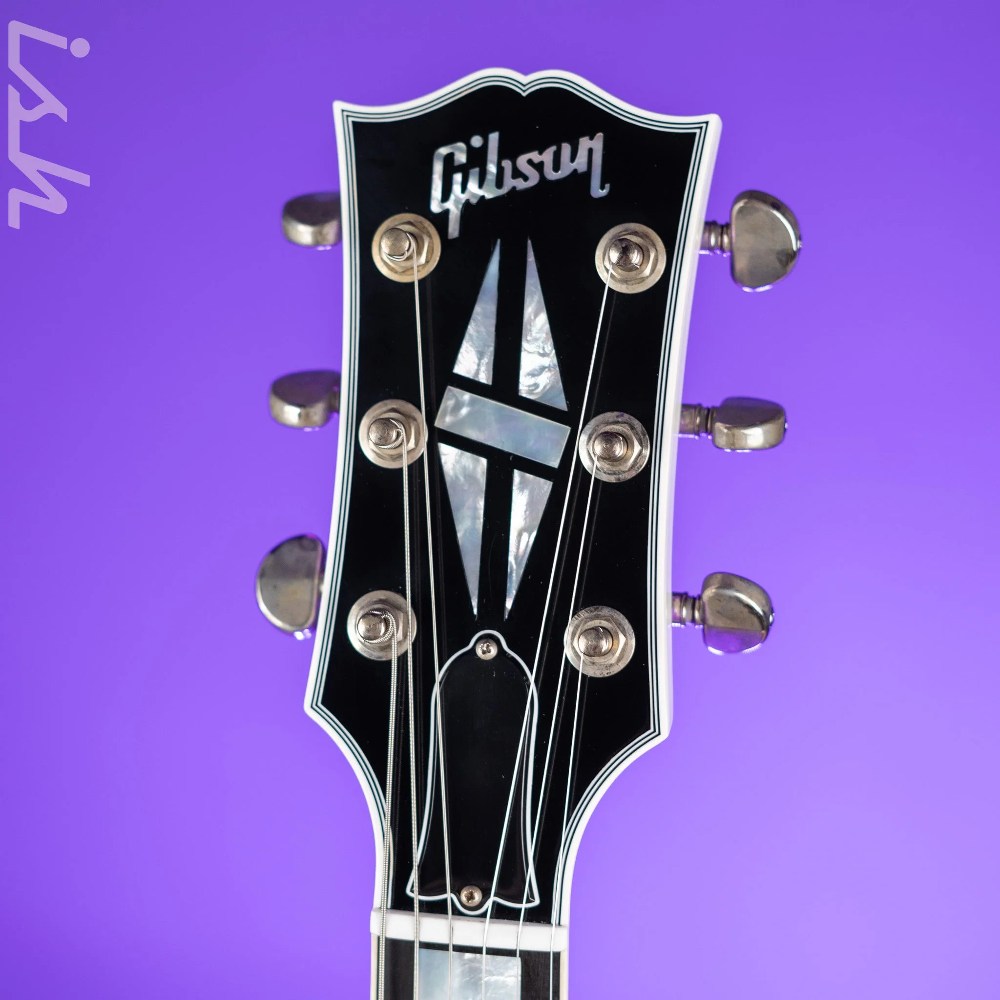 2022 Gibson Les Paul Custom White - Headstock Repair - Image 10