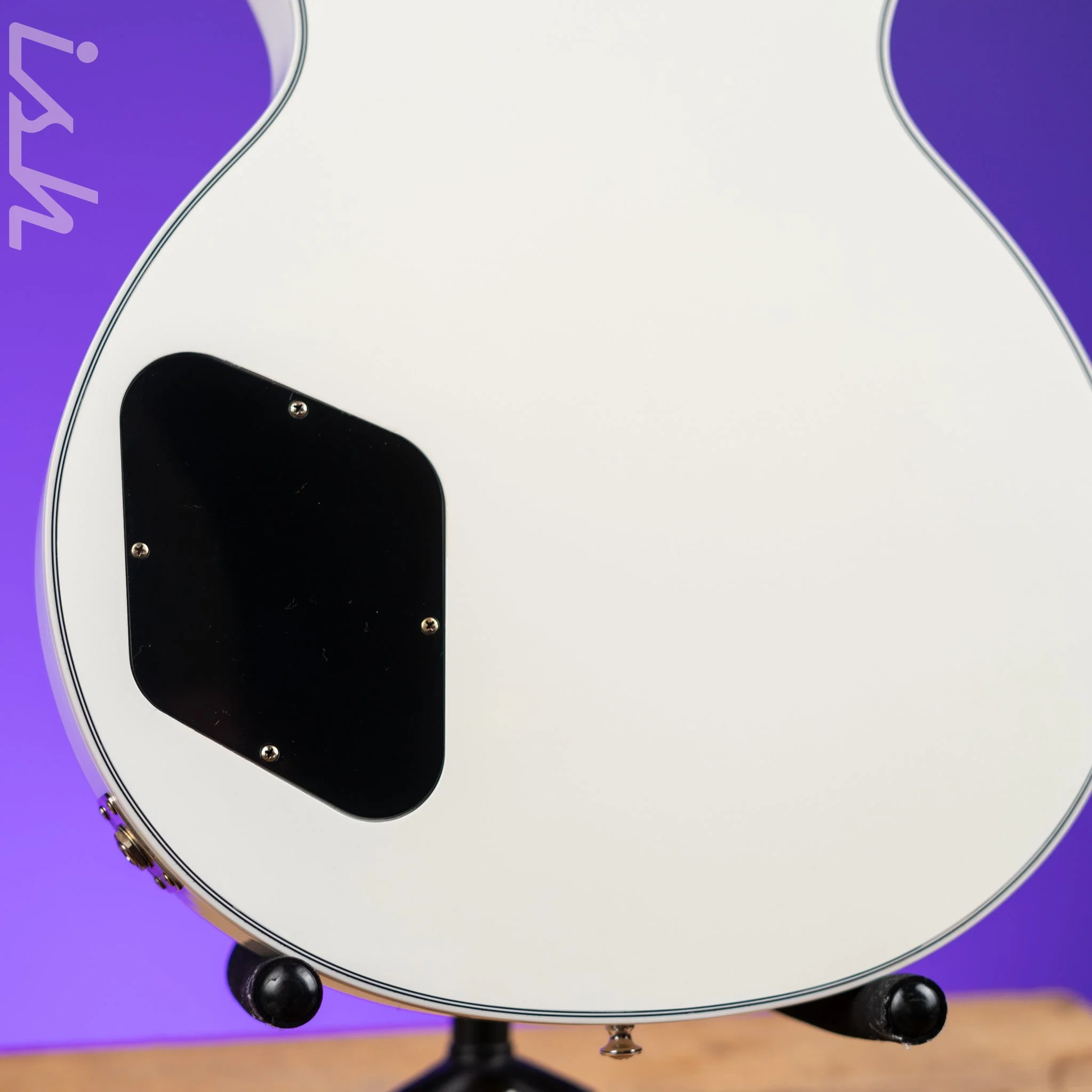 2022 Gibson Les Paul Custom White - Headstock Repair - Image 13