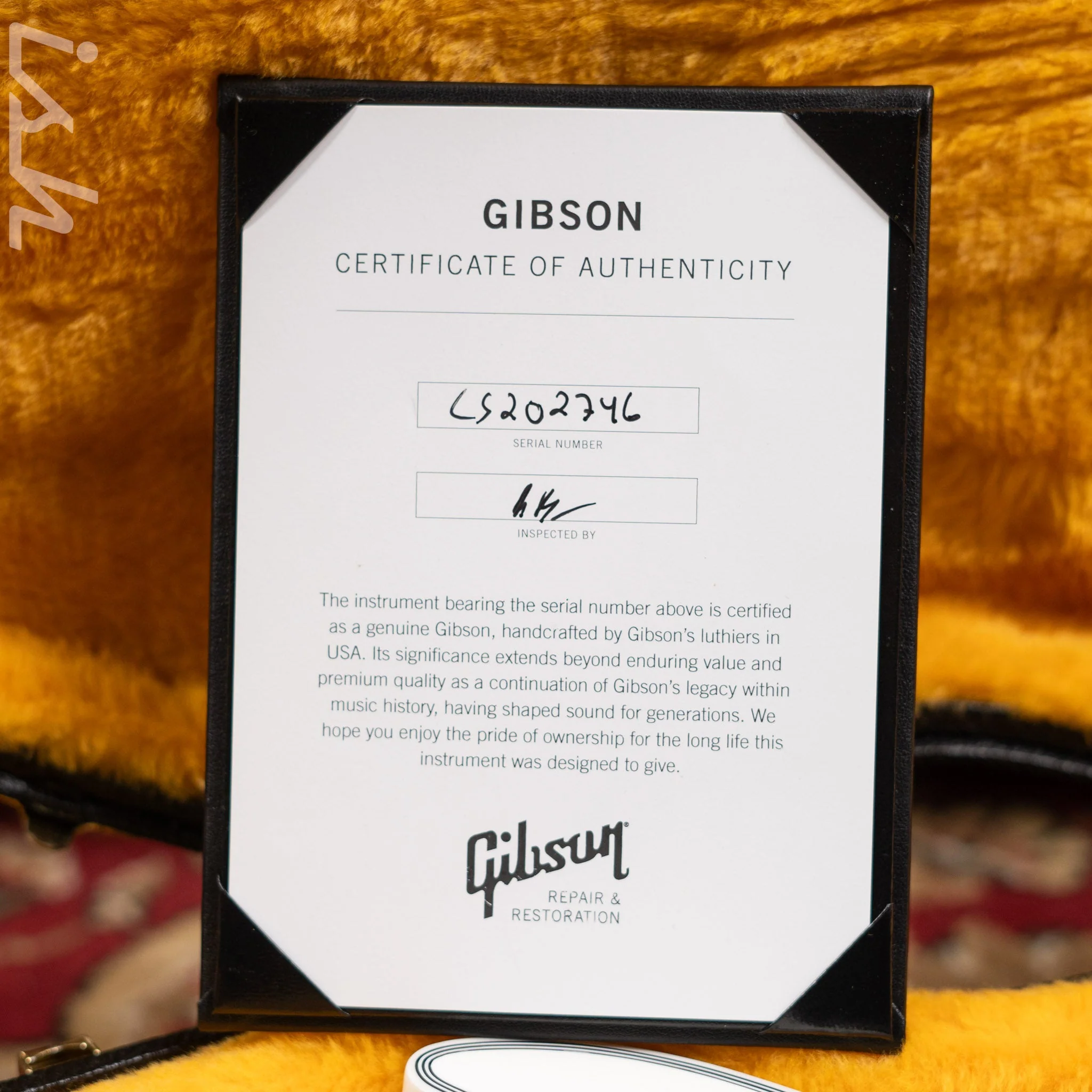 2022 Gibson Les Paul Custom White - Headstock Repair - Image 21