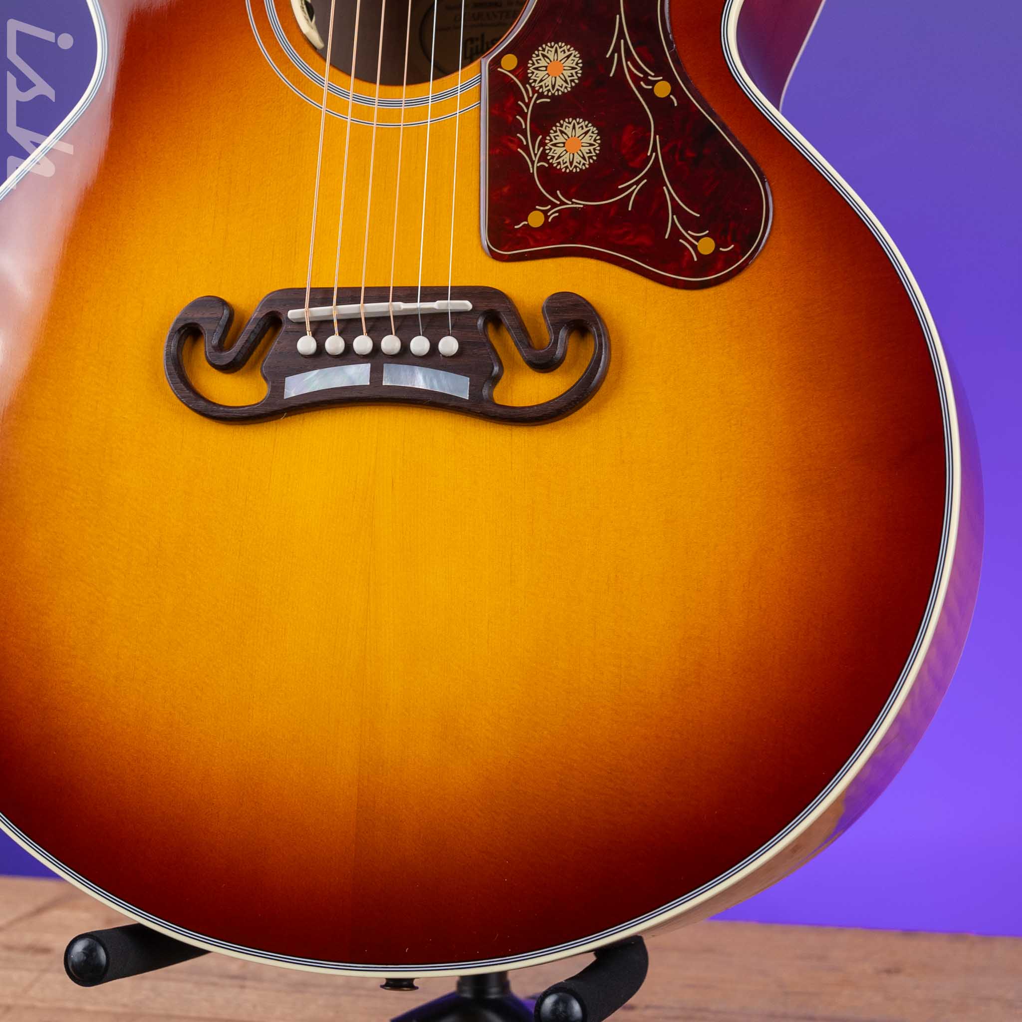 2022 Gibson SJ-200 Standard Acoustic-Electric Guitar Autumnburst - Image 5
