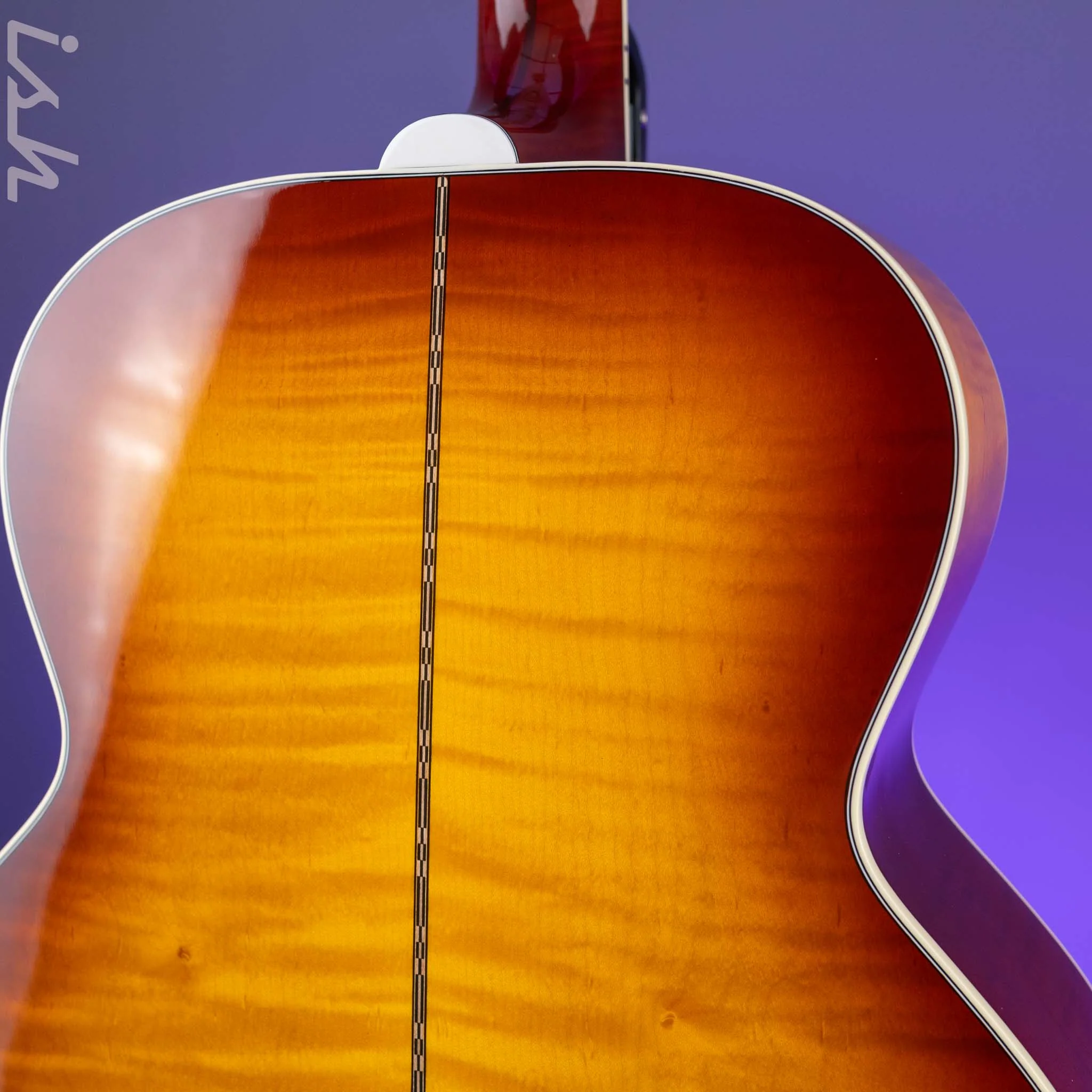 2022 Gibson SJ-200 Standard Acoustic-Electric Guitar Autumnburst - Image 9