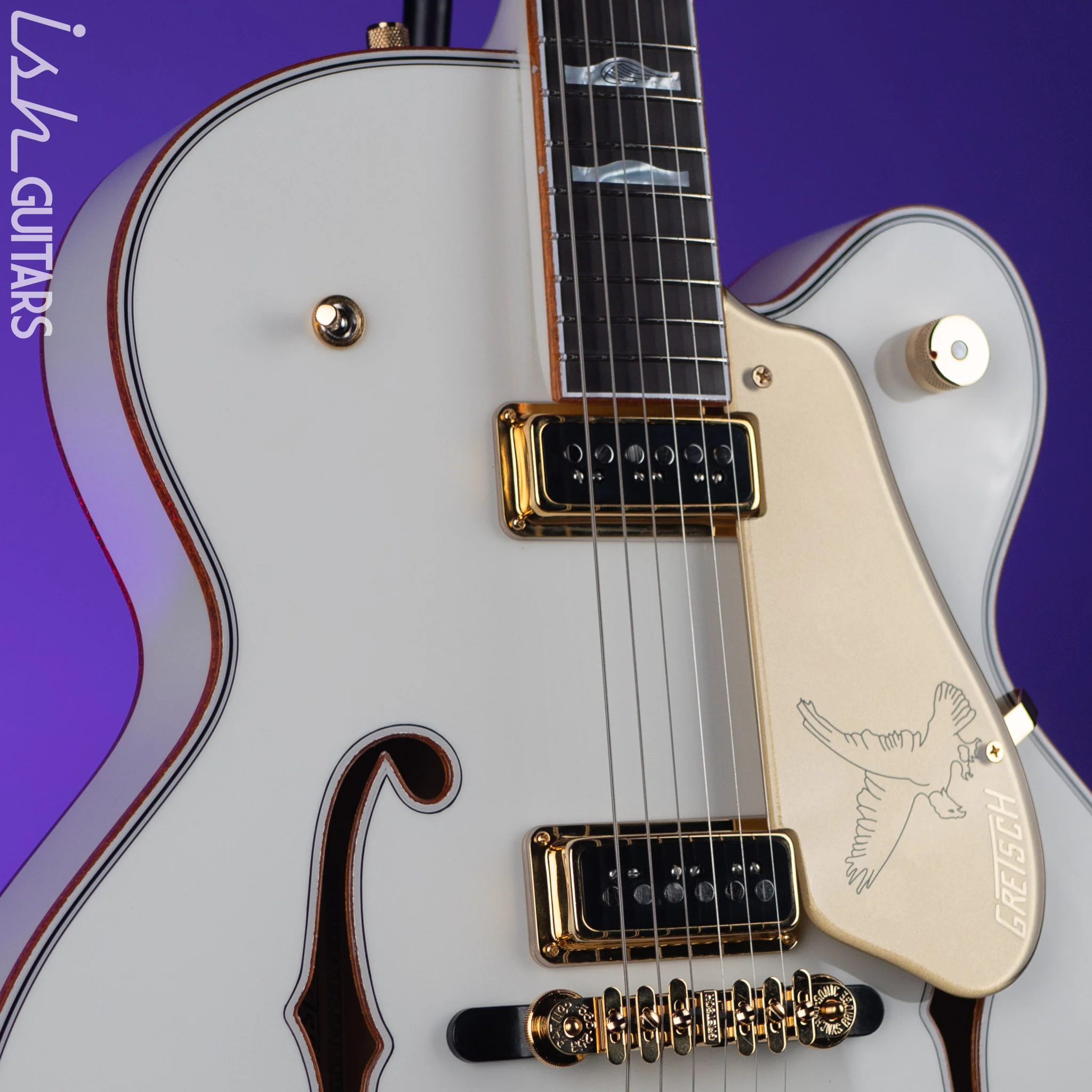 Gretsch G6136-CS USA Custom Shop White Falcon Demo - Image 3
