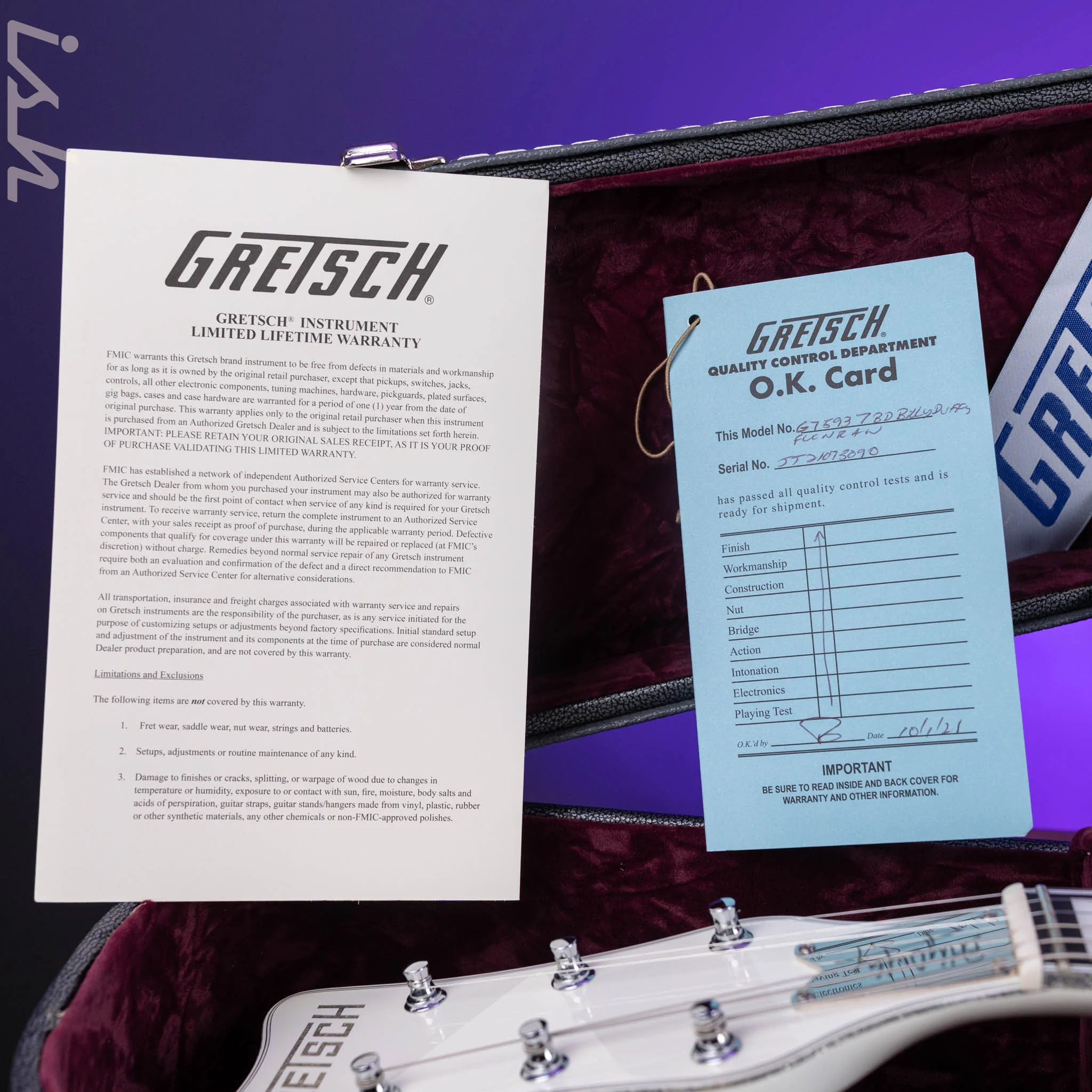 2022 Gretsch G7593T-BD Bill Duffy White Falcon - Image 16