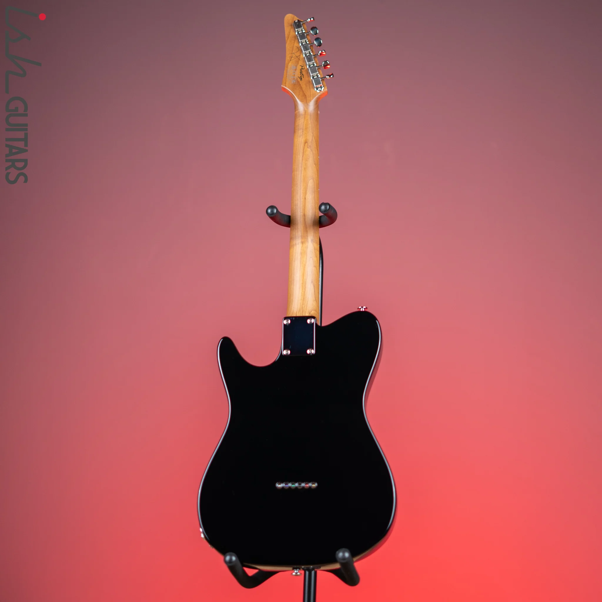 2022 Ibanez Prestige FLATV1 Josh Smith Signature Black - Image 7
