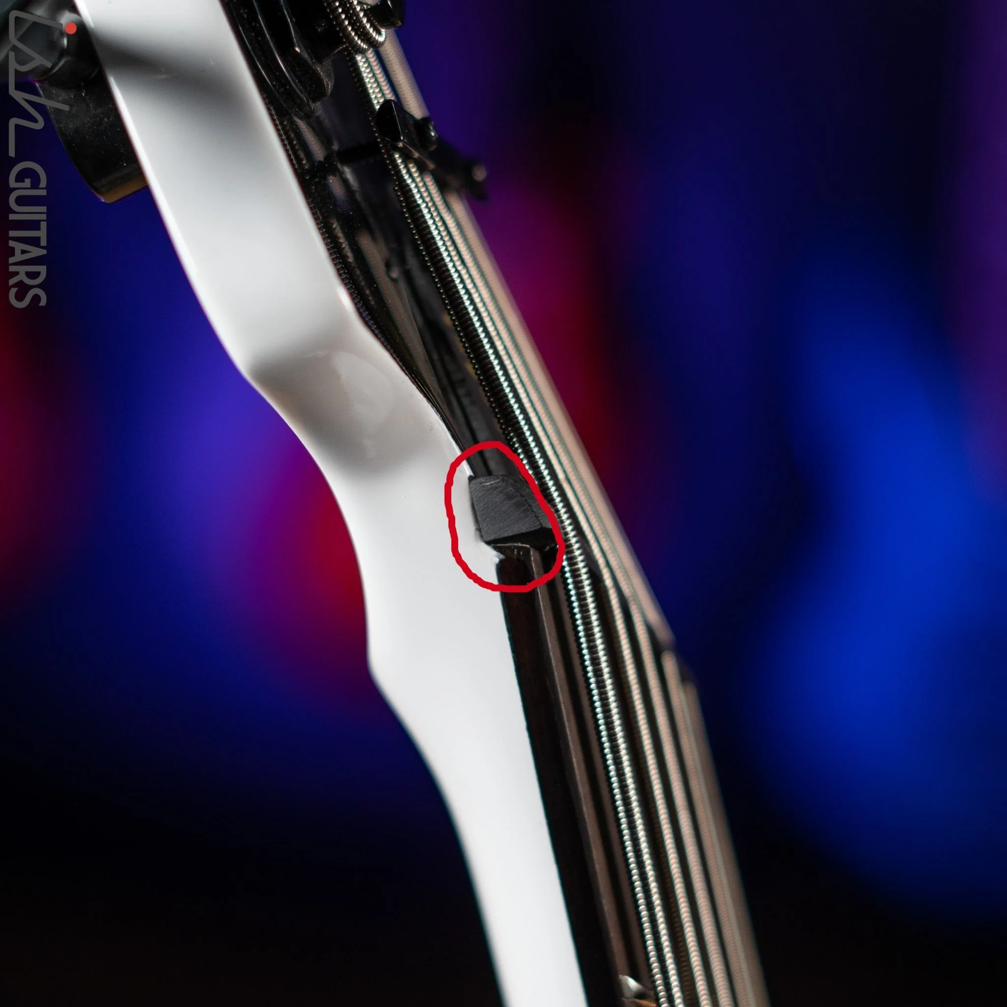 2022 Ish X Spector NS Dimension 5 String EMG Darkglass White Gloss - Image 12