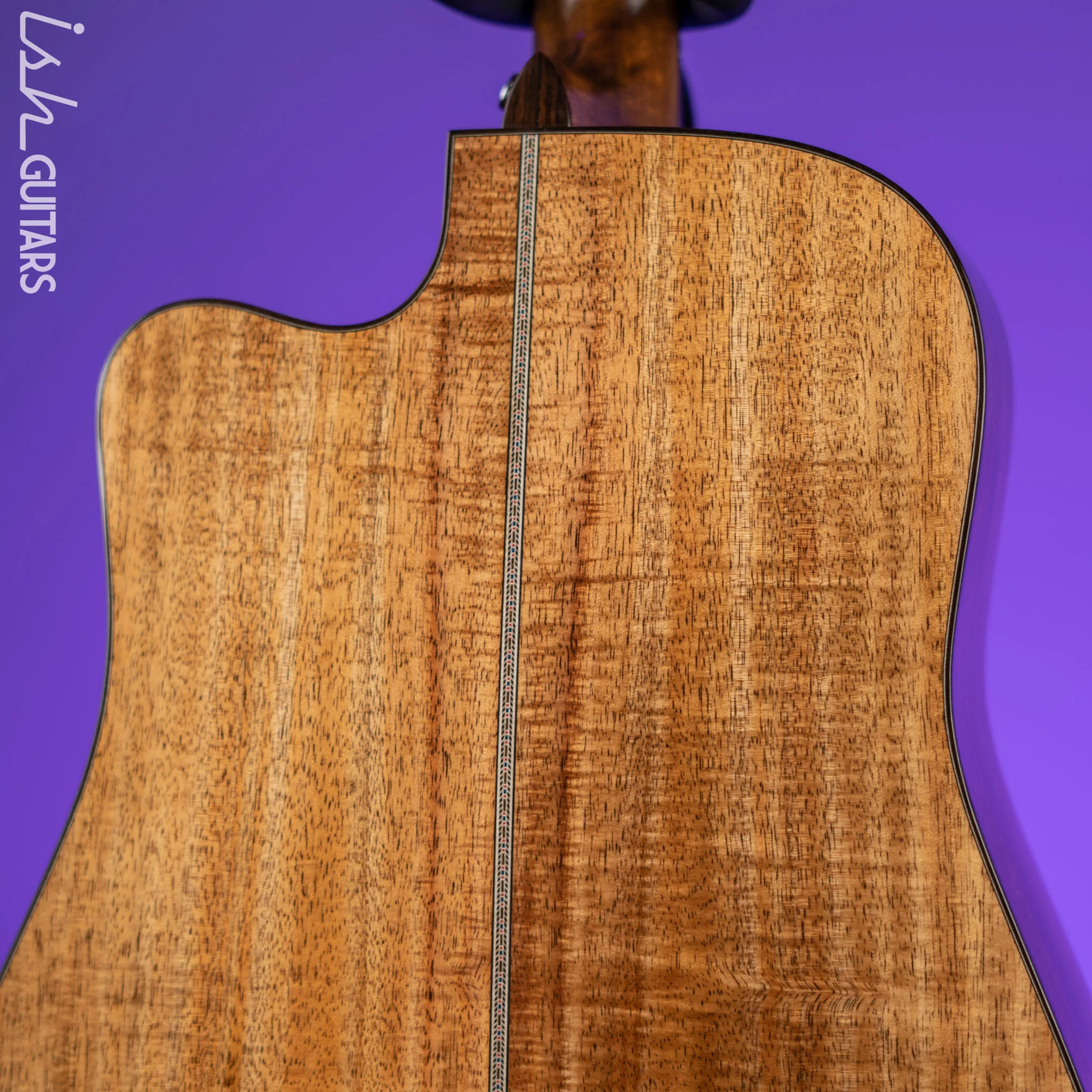 2022 Martin Custom Shop D-28 Cutaway Acoustic Guitar Flamed Koa Natural - Image 10