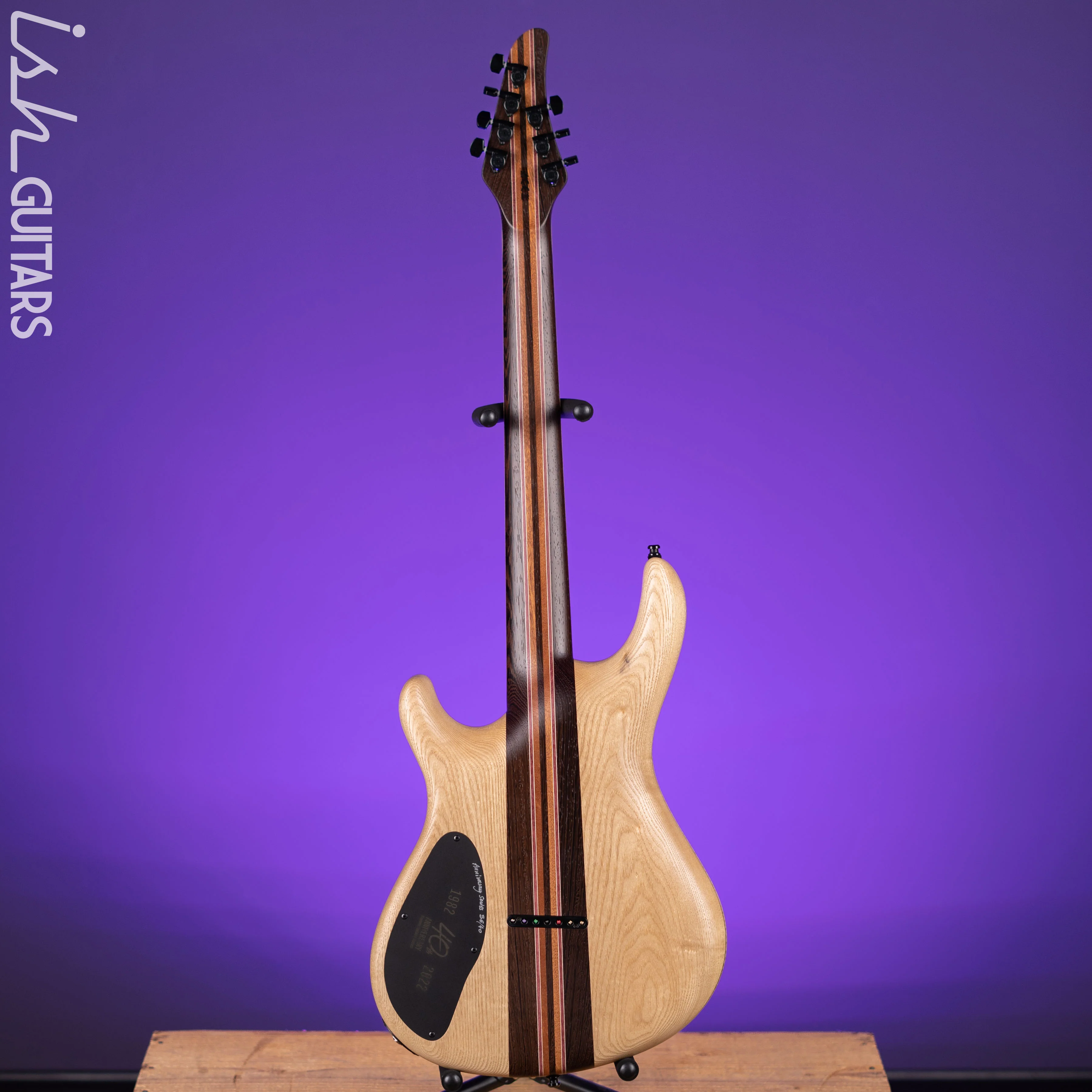Mayones Regius 7 7-String 40th Anniversary Transparent Beach Fade Blue Resin - Image 7