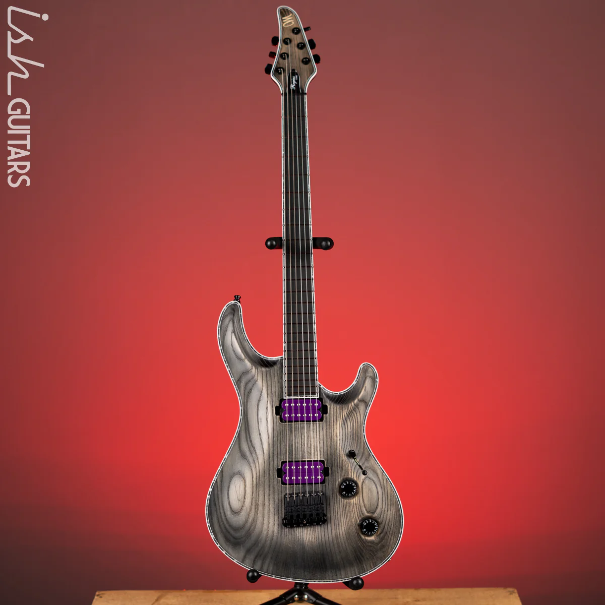 Mayones Regius Core Gothic 6 Bar Antique Black Matte Ash - Image 2