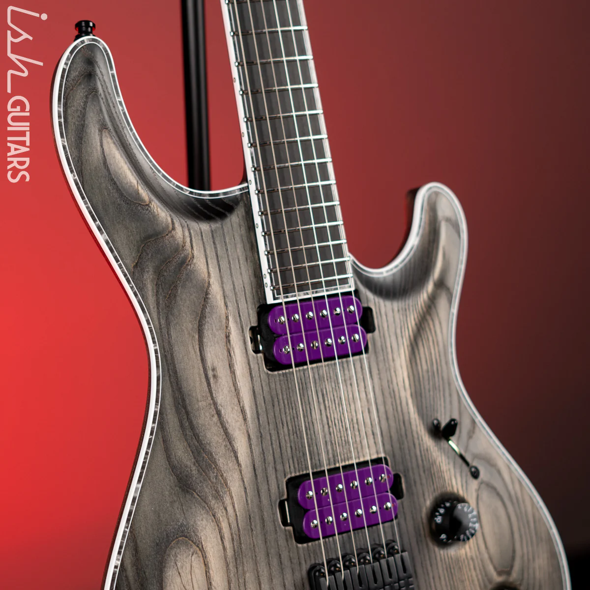 Mayones Regius Core Gothic 6 Bar Antique Black Matte Ash - Image 3