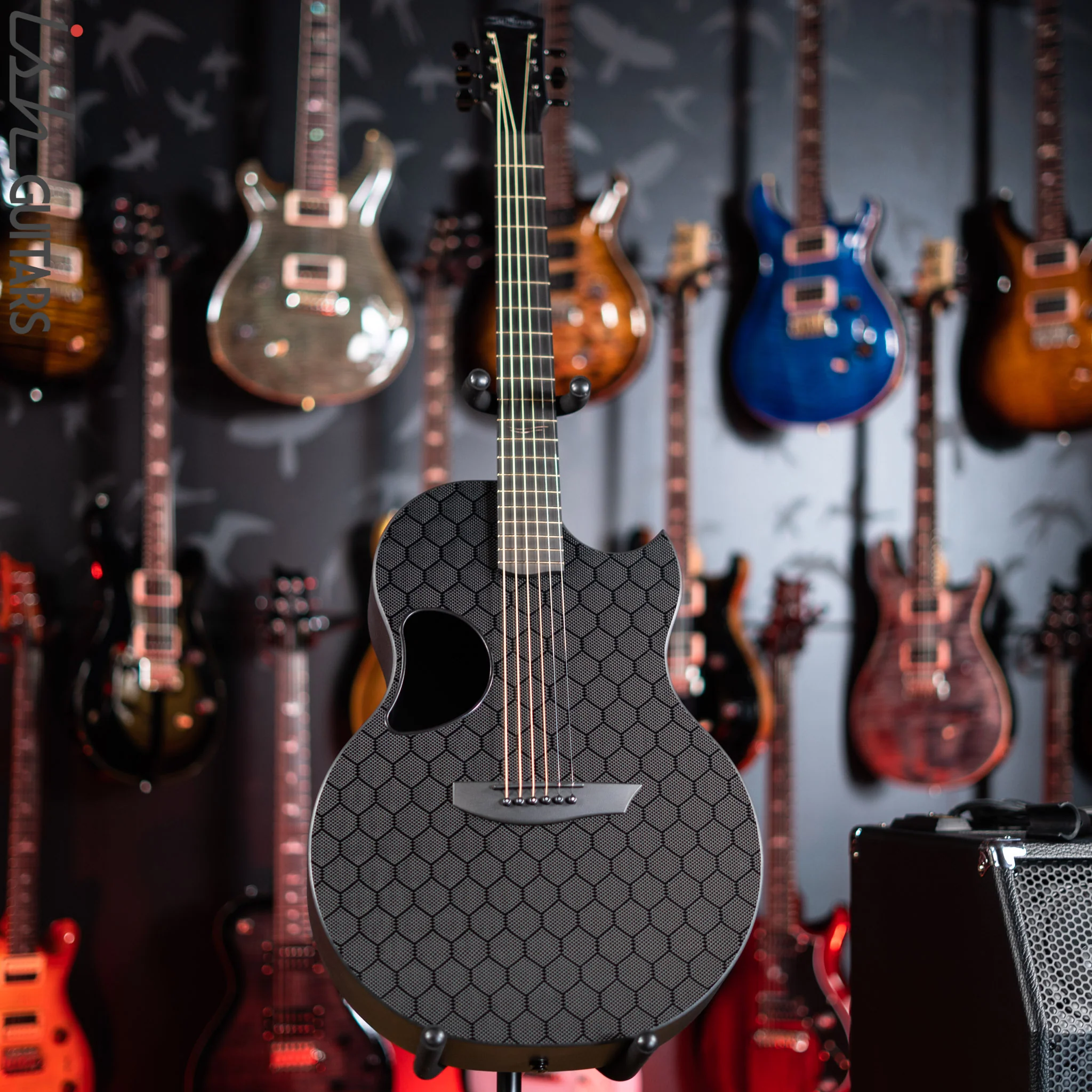2022 McPherson Sable Carbon Fiber Acoustic Electric Guitar Honeycomb Gloss - Image 2